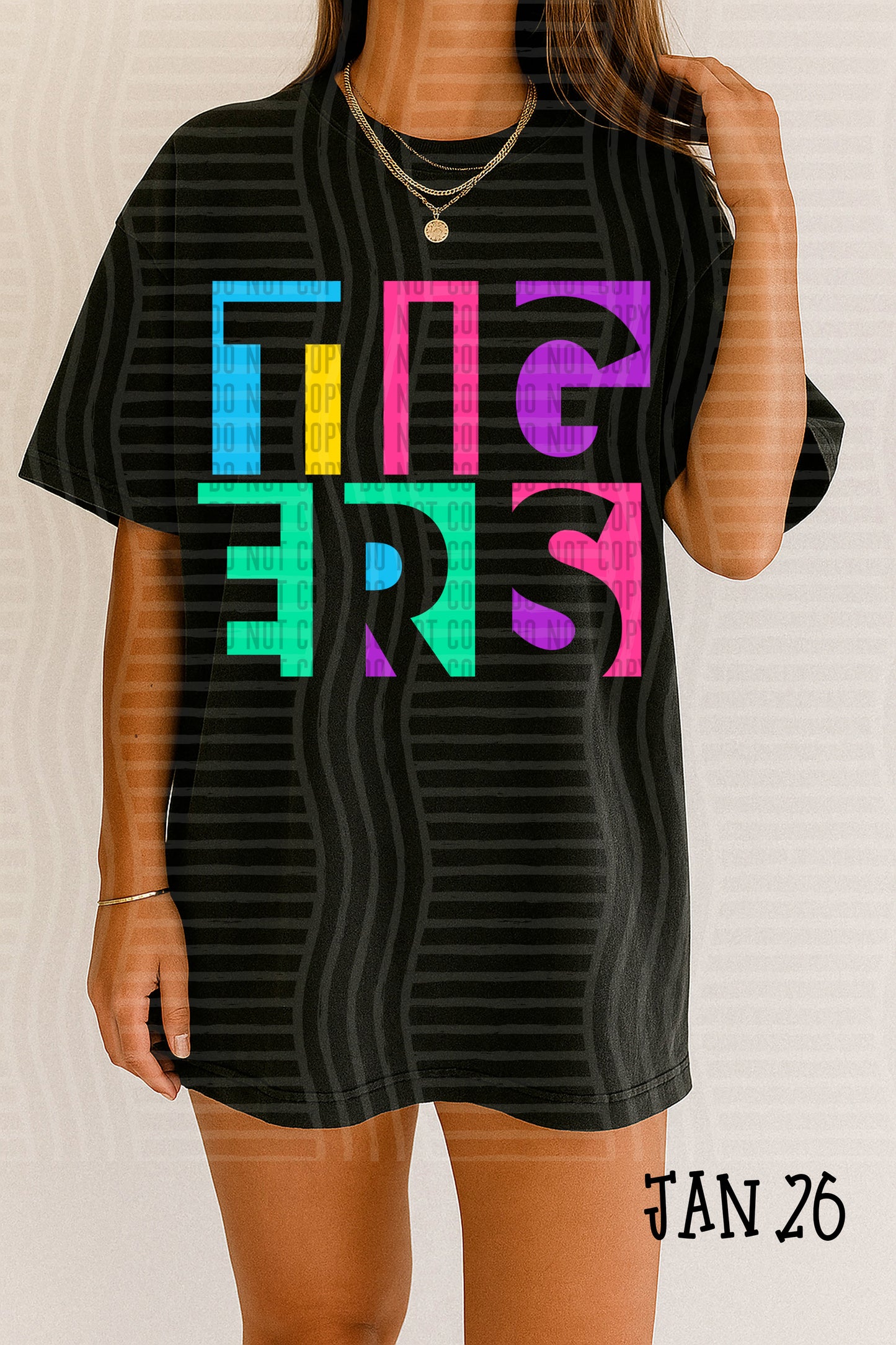 CONFETTI CUT OUT MASCOT TEE