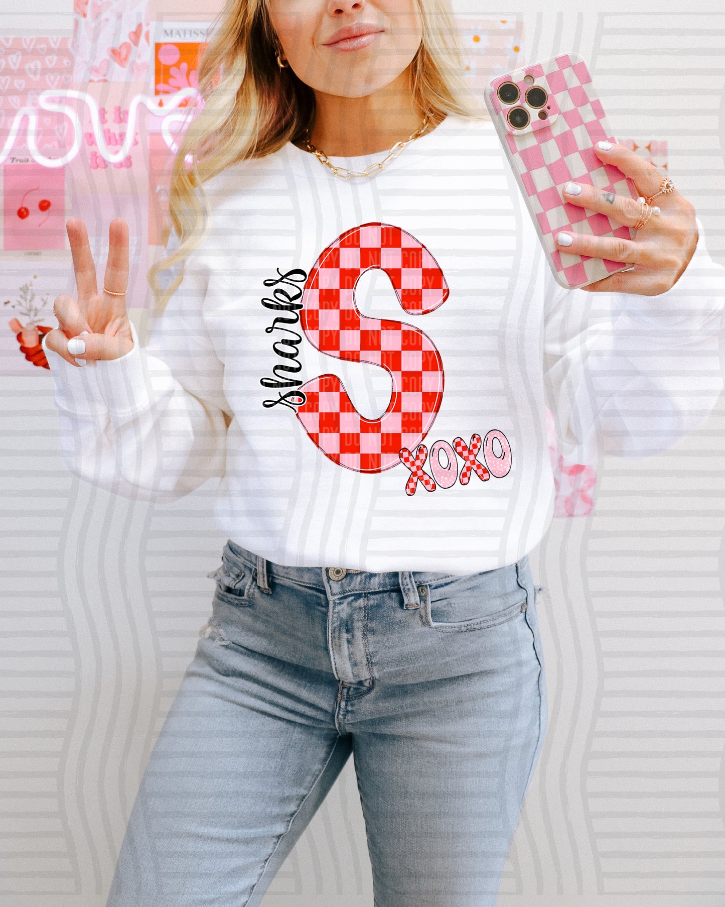 VDAY INITIALS TEE