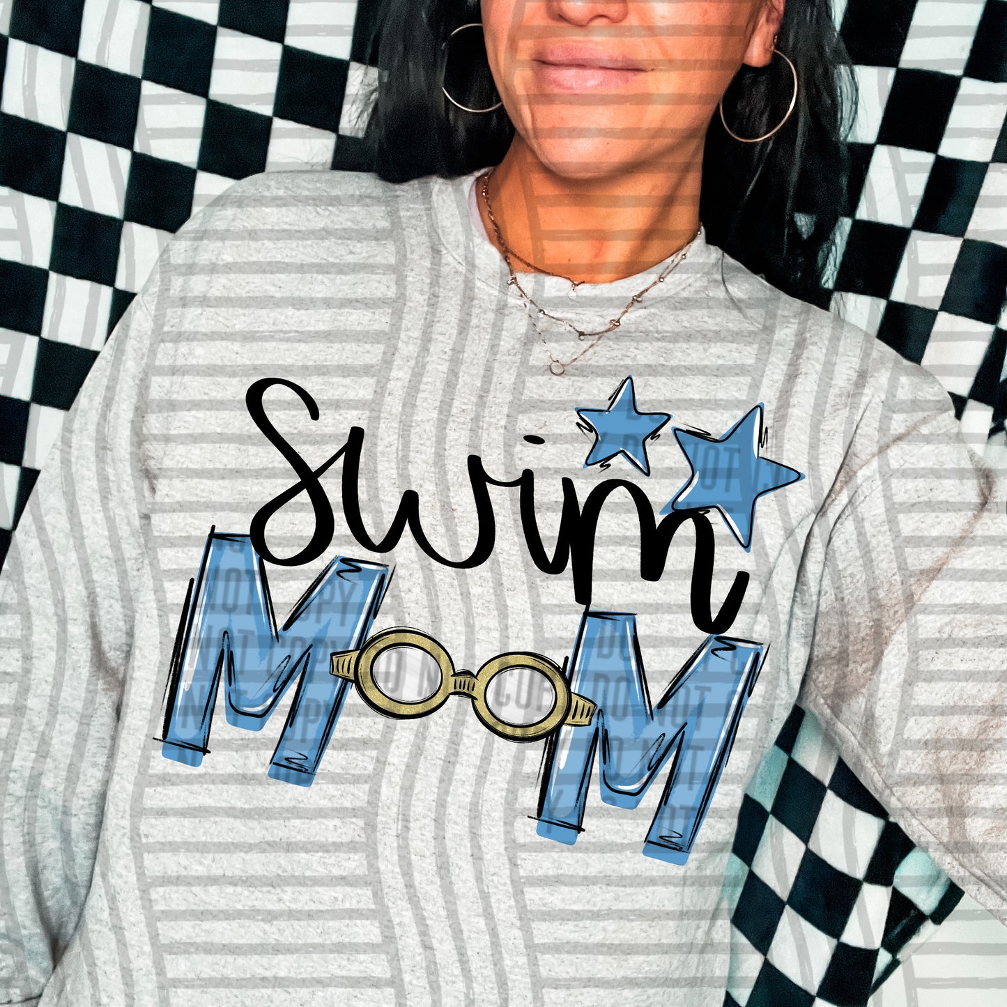 SWIM MOM TEES - 20 COLORS