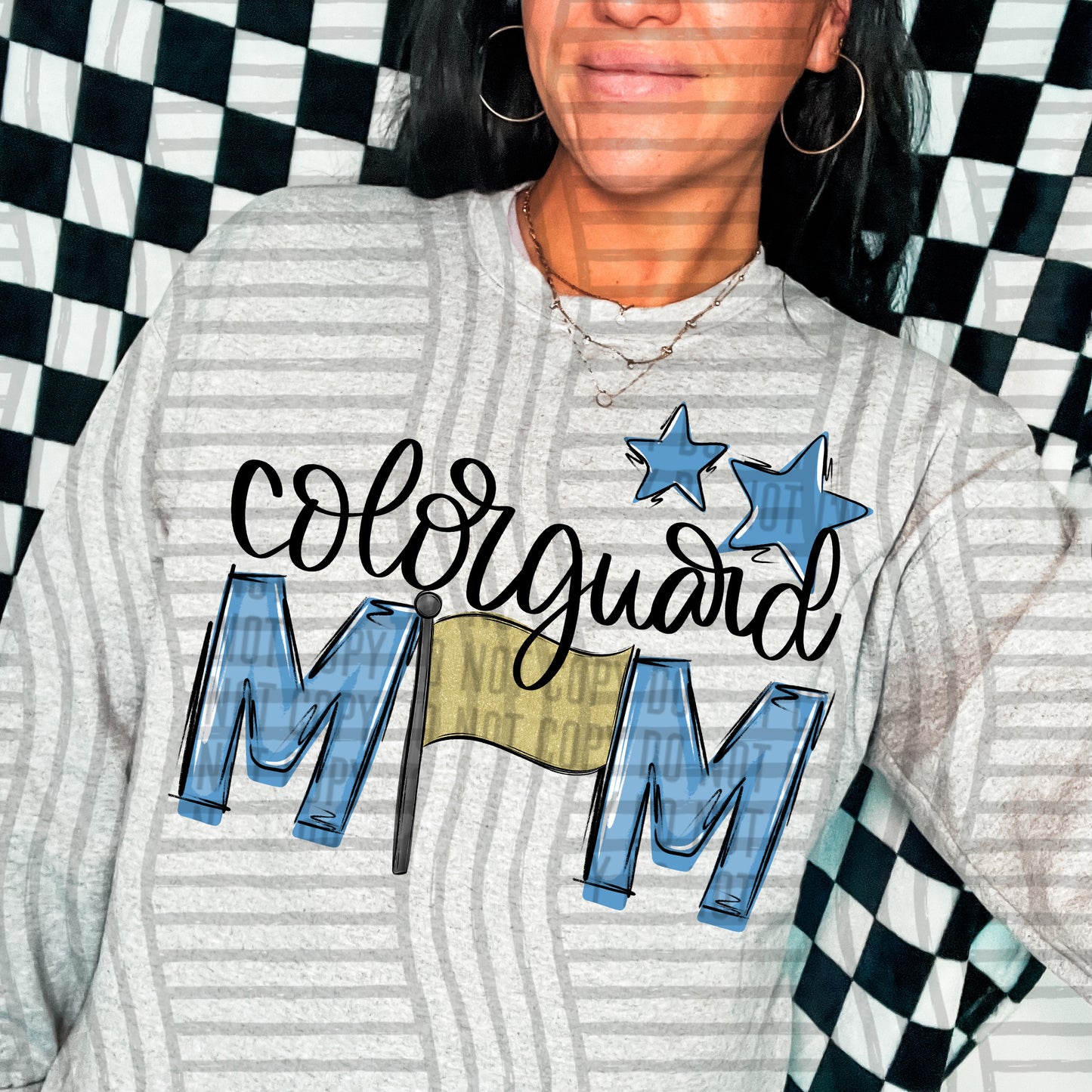 COLORGUARD MOM TEES - 20 COLORS