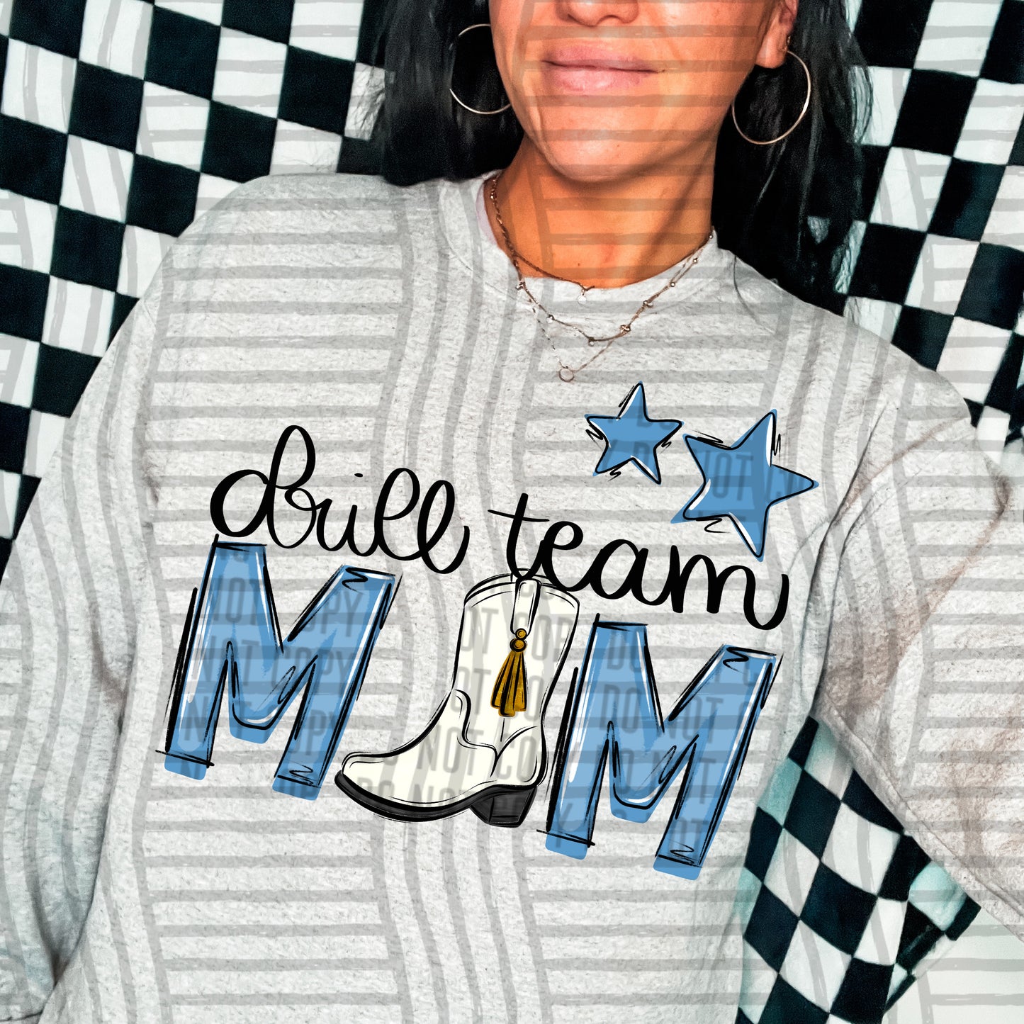DRILL TEAM MOM TEES - 20 COLORS