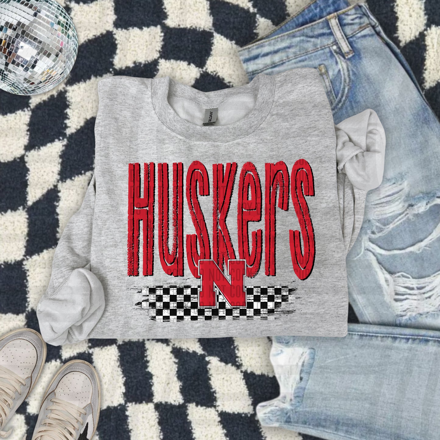 CHECKERED COLLEGE TEES