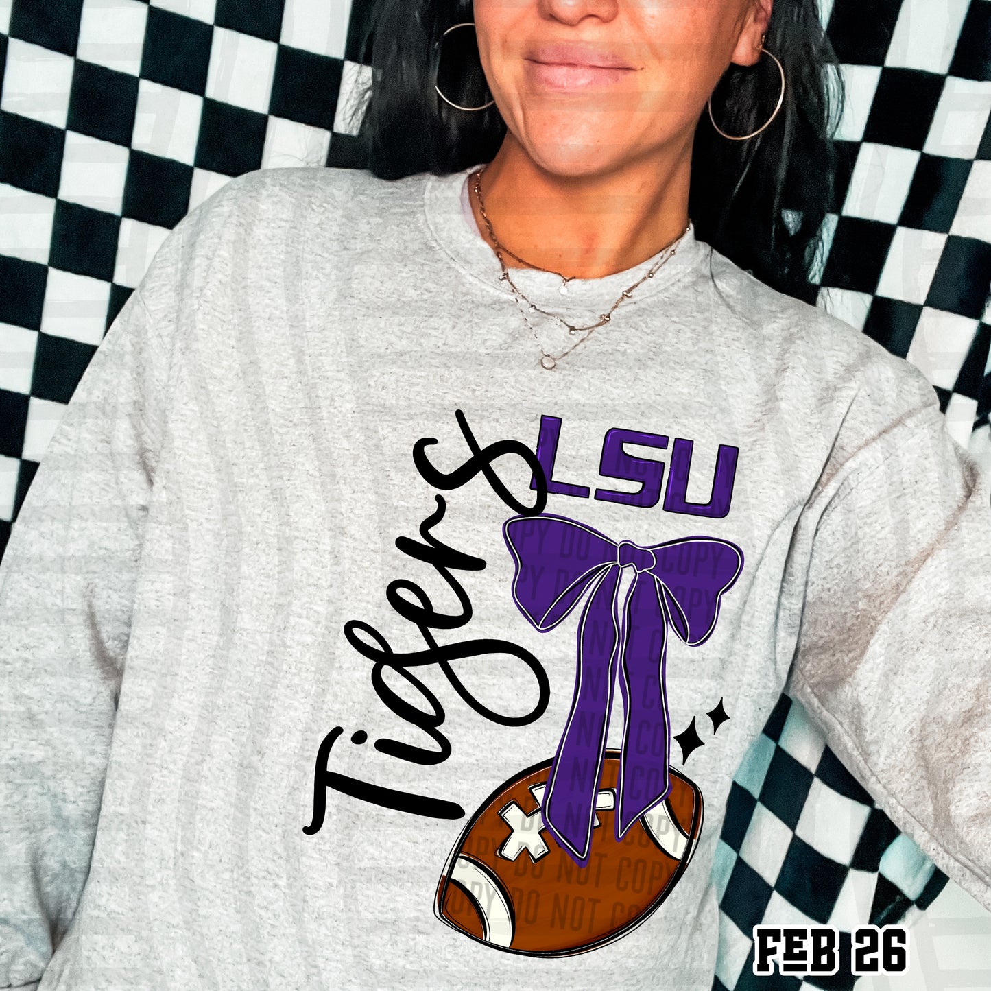 COLLEGE FOOTBALL BOW TEES