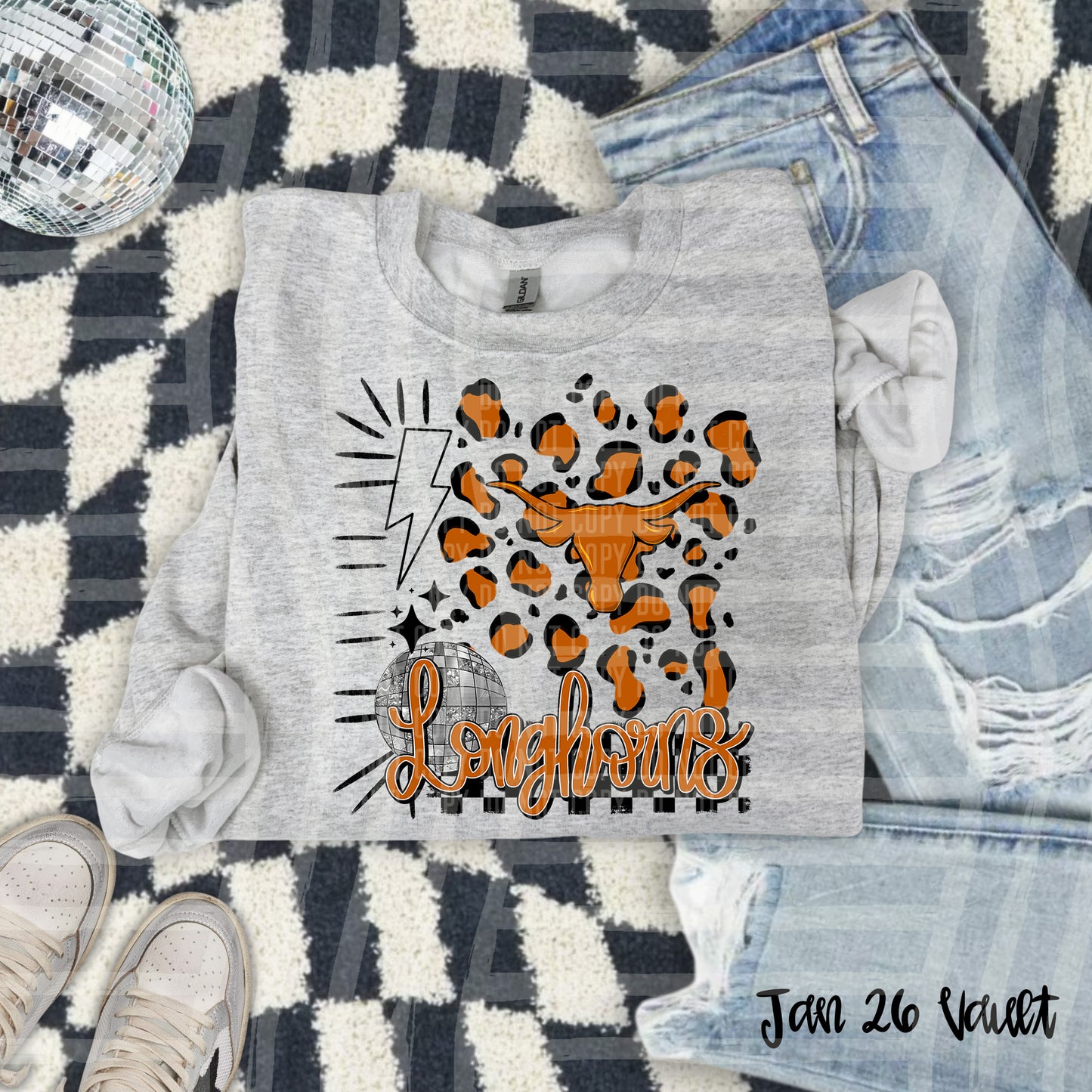 LEOPARD COLLEGE TEE