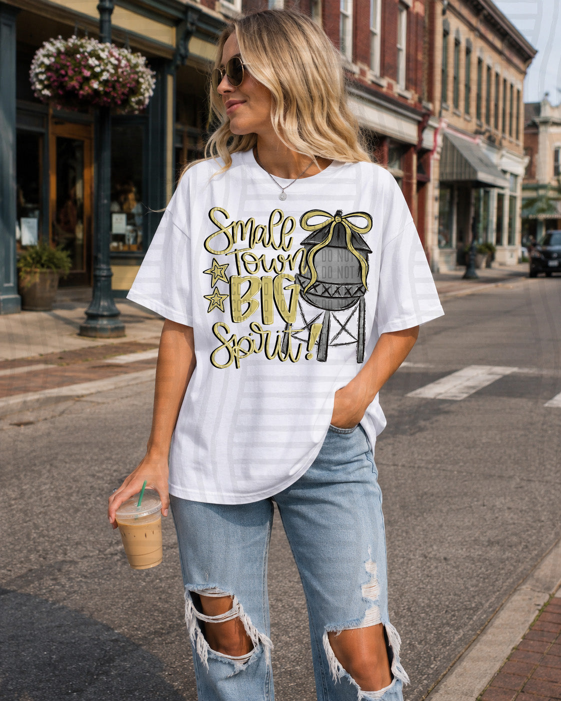 SMALL TOWN WATER TOWER TEES -25 COLORS