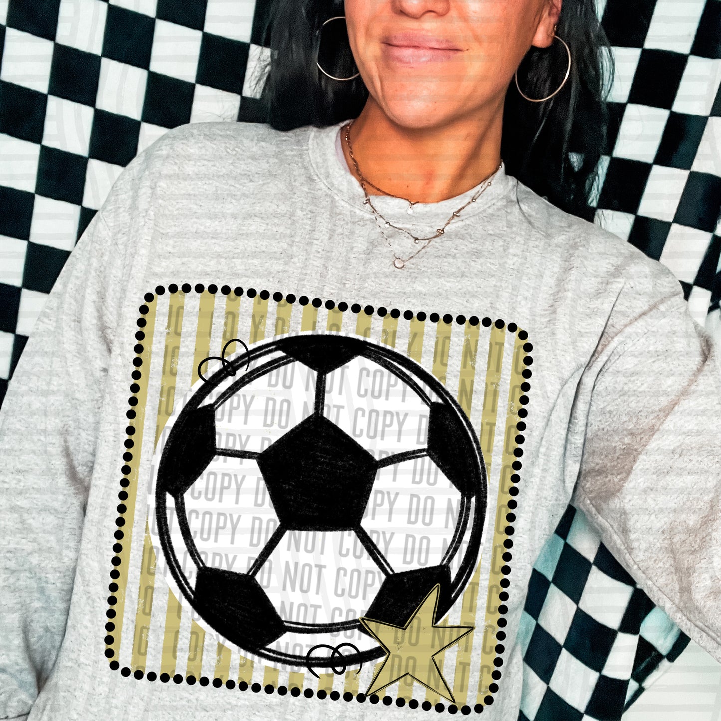 DISTRESSED SOCCER TEE - MULTIPLE COLORS