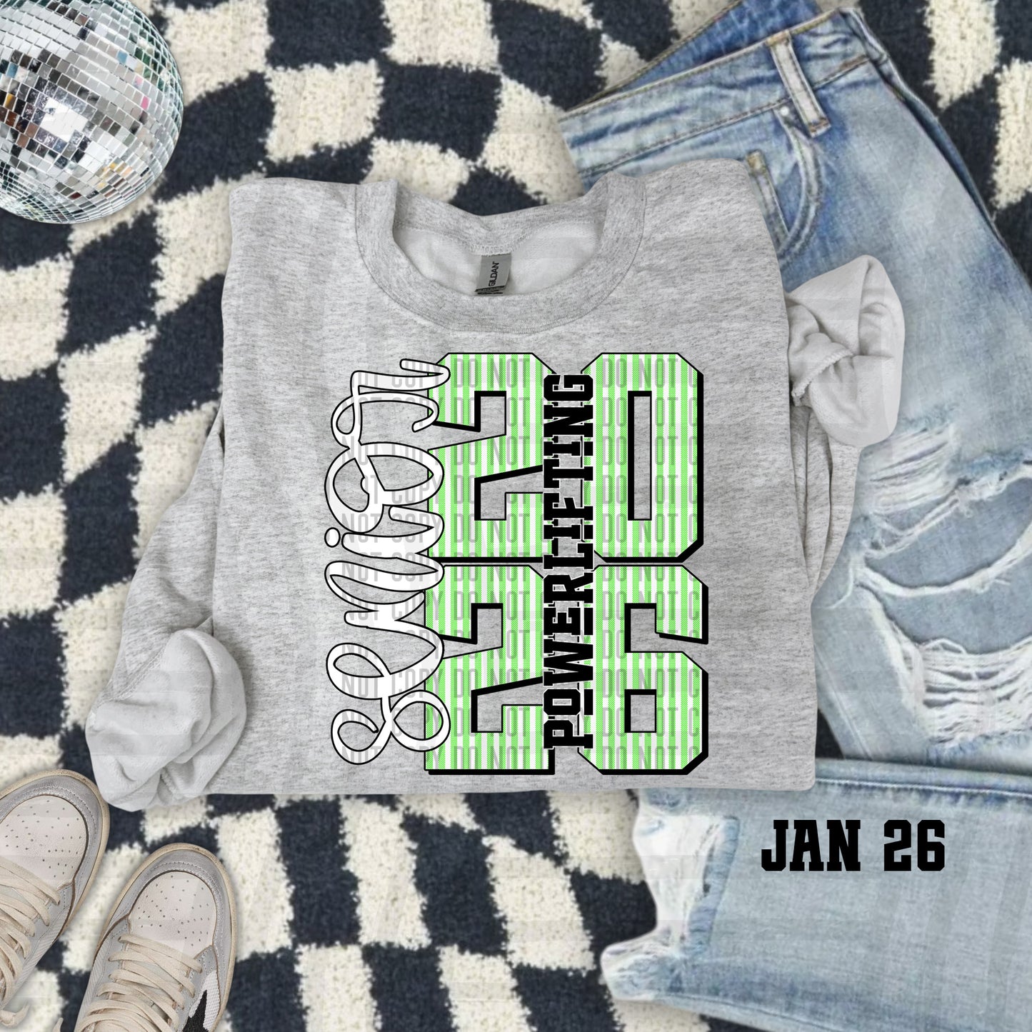 POWERLIFTING SENIOR 2026 TEE -MULTIPLE COLORS