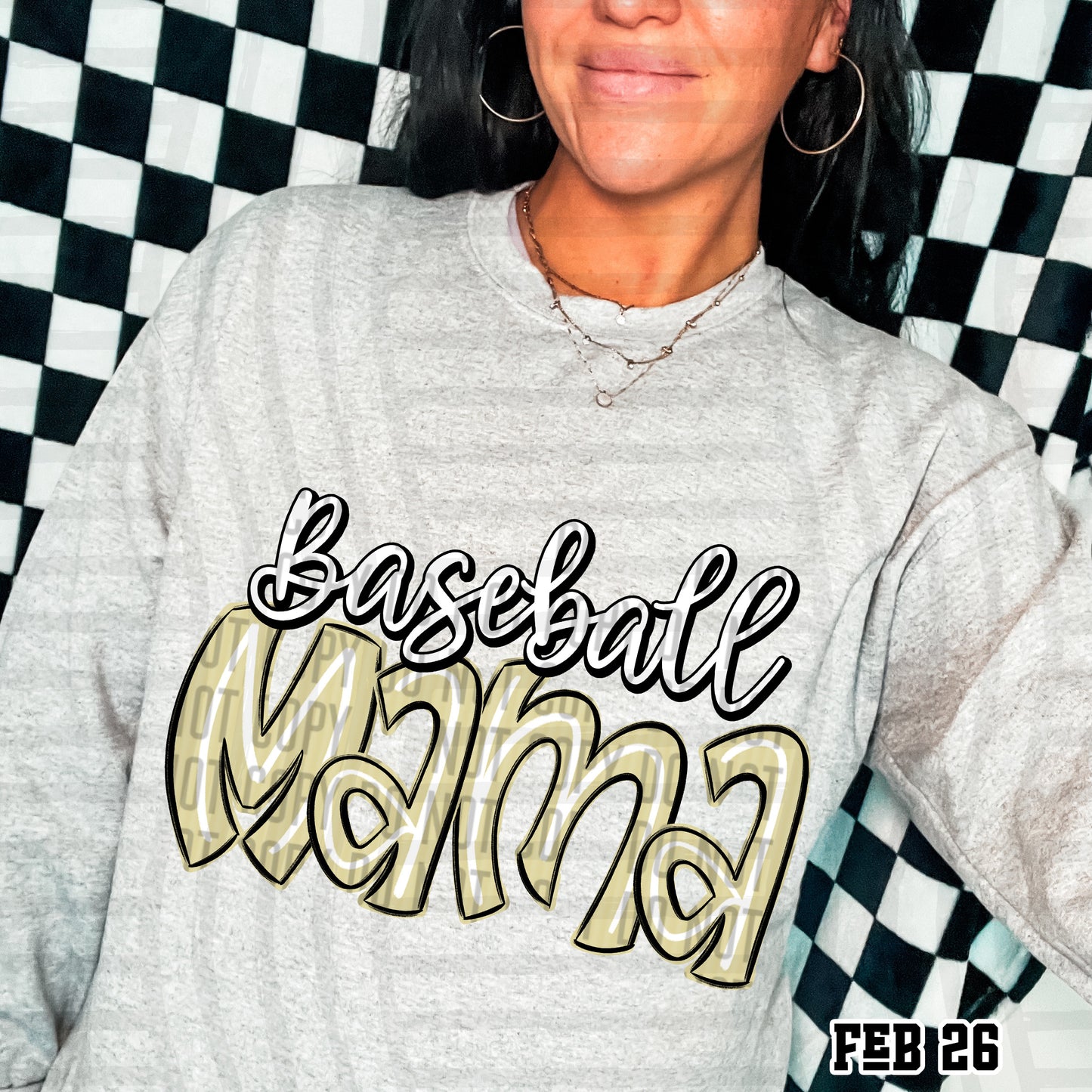 BASEBALL MAMA TEE - VARIETY OF COLORS