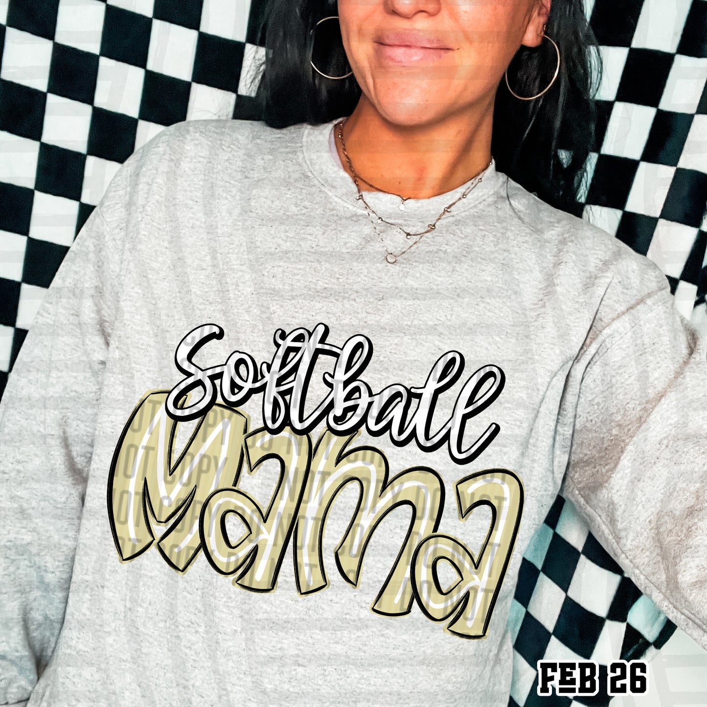 SOFTBALL MAMA TEES - VARIETY COLORS