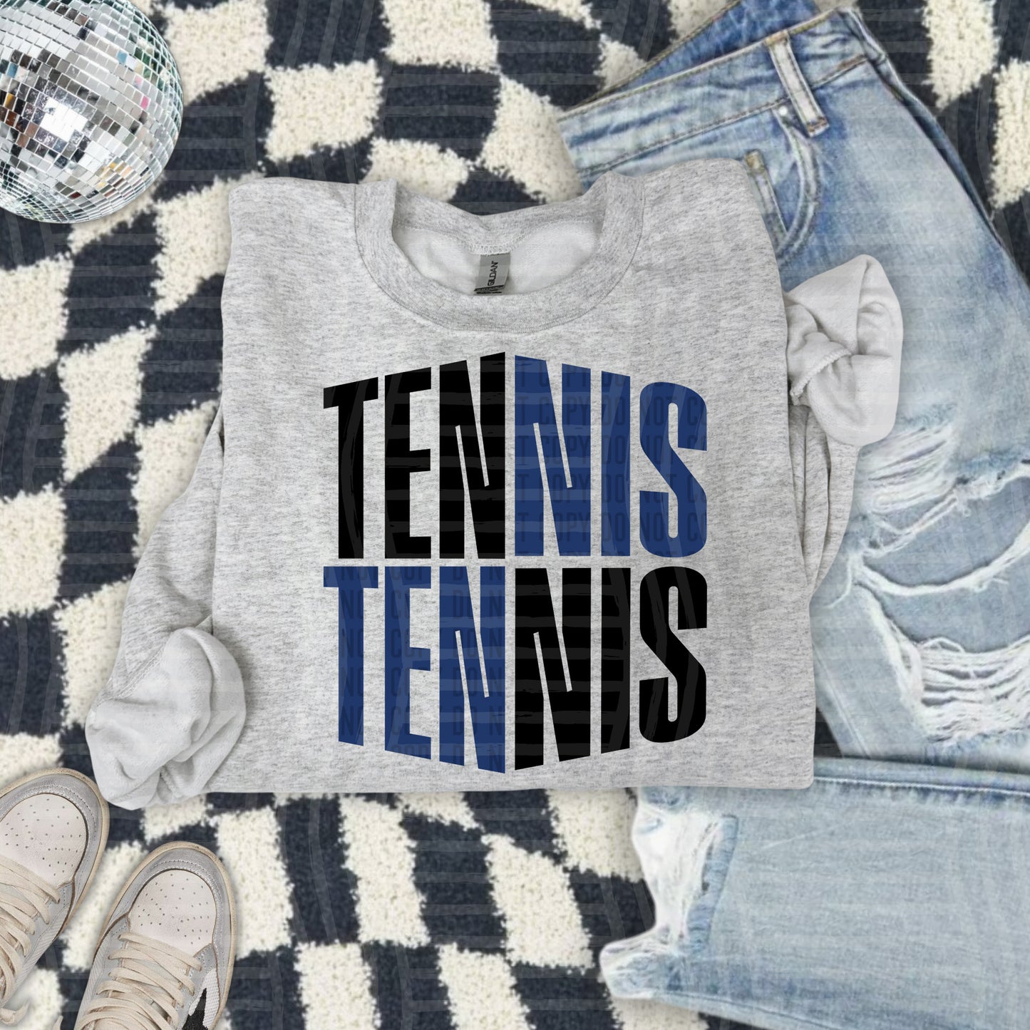 WORD ART TENNIS TEE