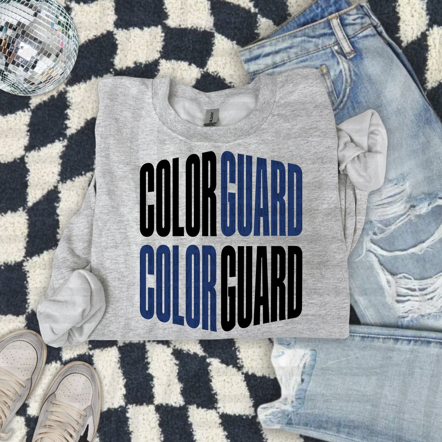 WORD ART COLOR GUARD TEE