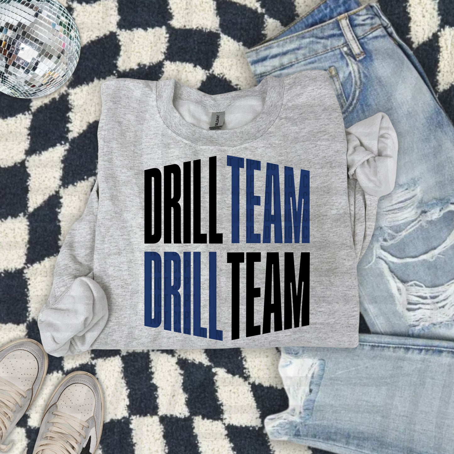 WORD ART DRILL TEAM TEE