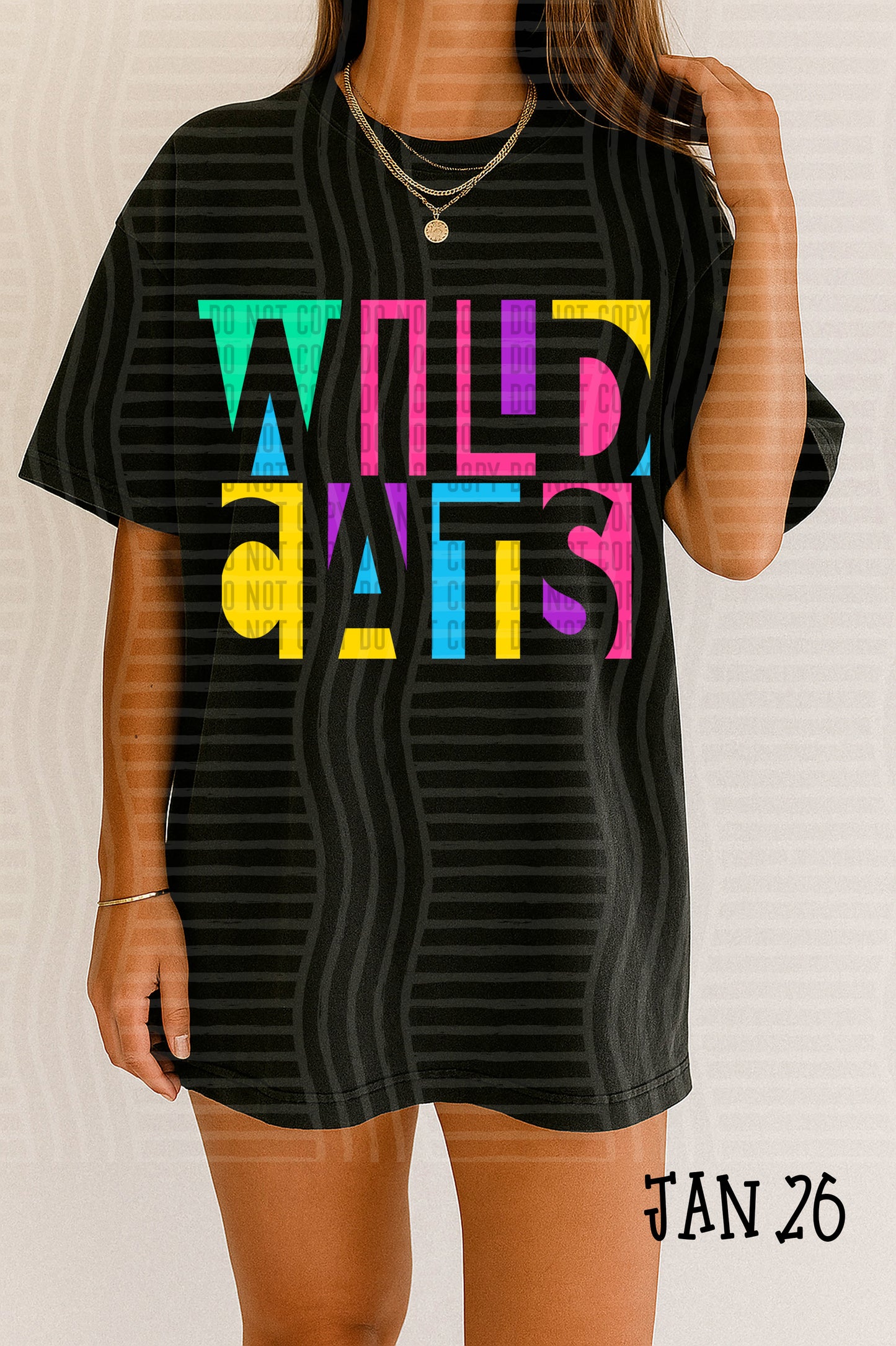 CONFETTI CUT OUT MASCOT TEE