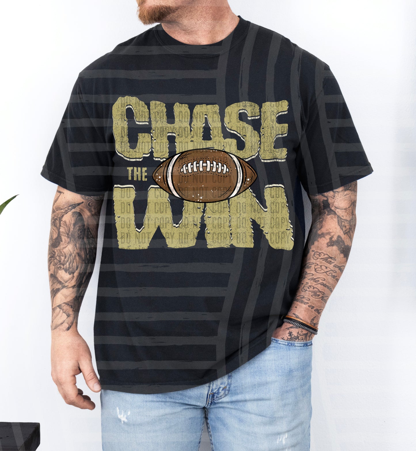 FOOTBALL -CHASE THE WIN TEES- VARIETY COLORS
