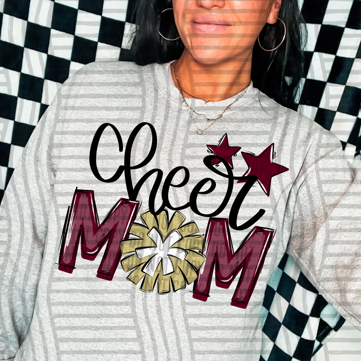 CHEER MOM TEES - 20 COLORS
