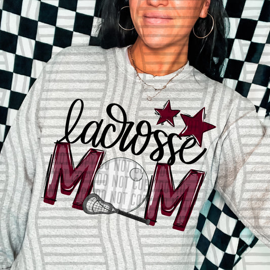 LACROSSE MOM TEES - 20 COLORS