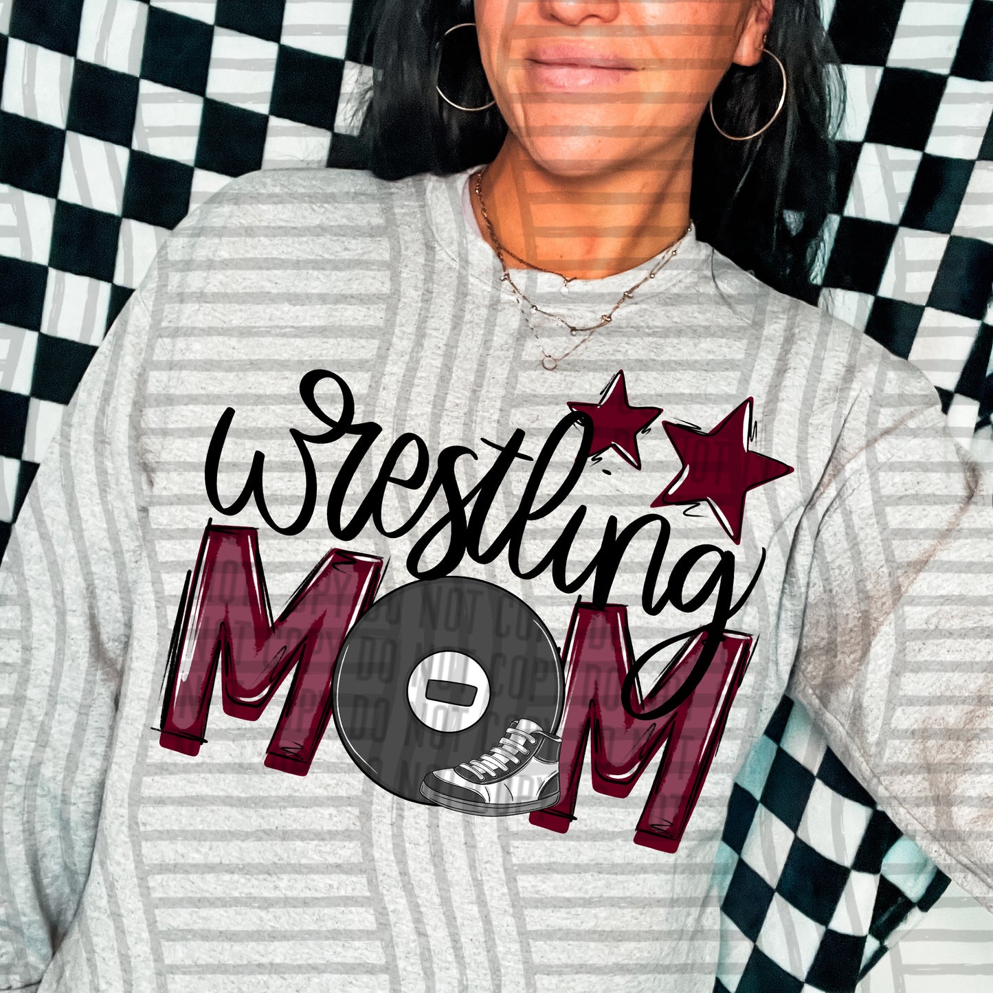 WRESTLING MOM TEES -20 COLORS