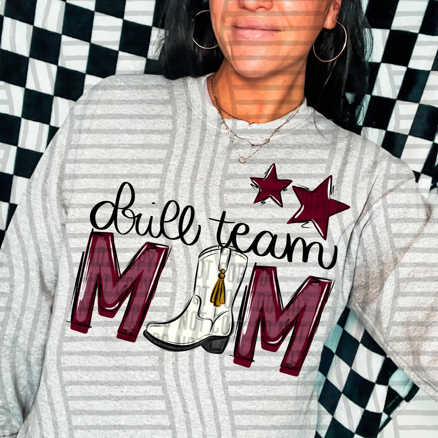 DRILL TEAM MOM TEES - 20 COLORS