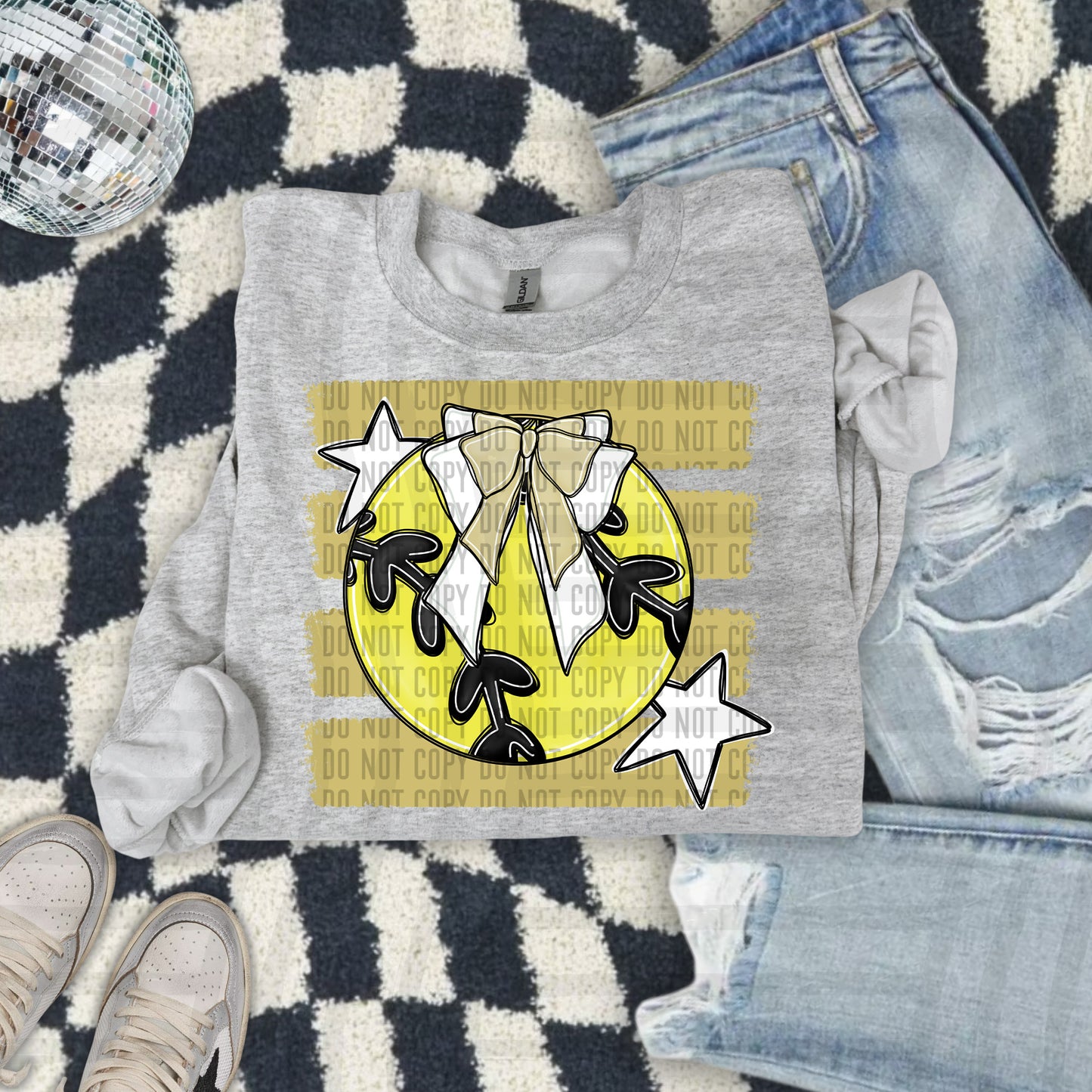 SOFTBALL BOW BOW TEES -25 COLORS
