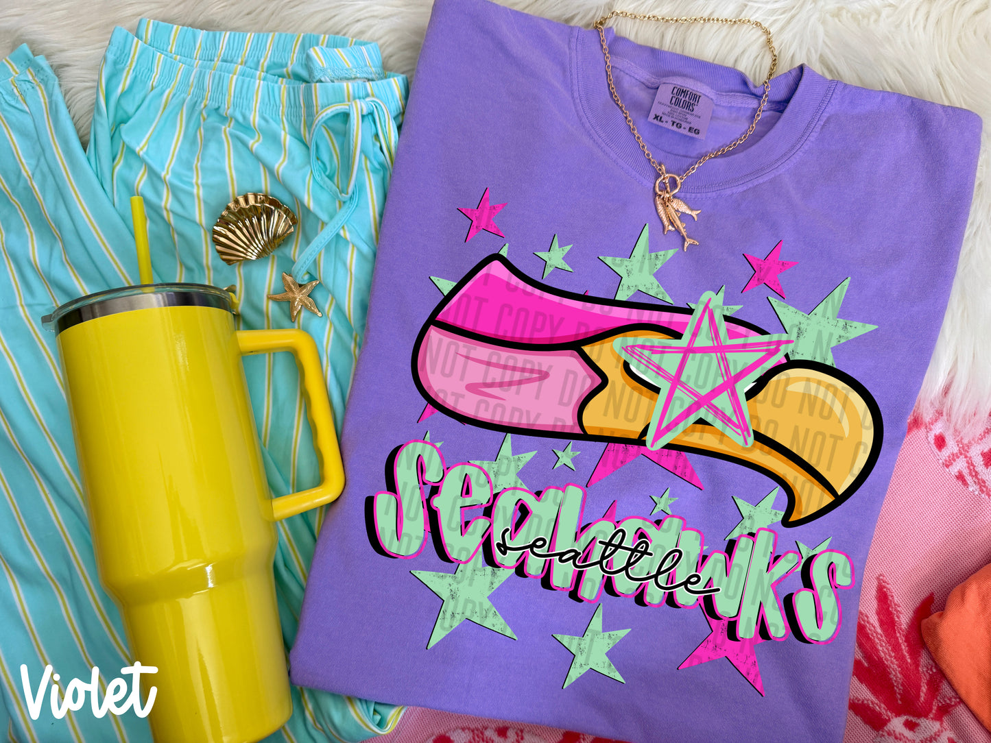 NFL PREPPY STAR EYED TEE