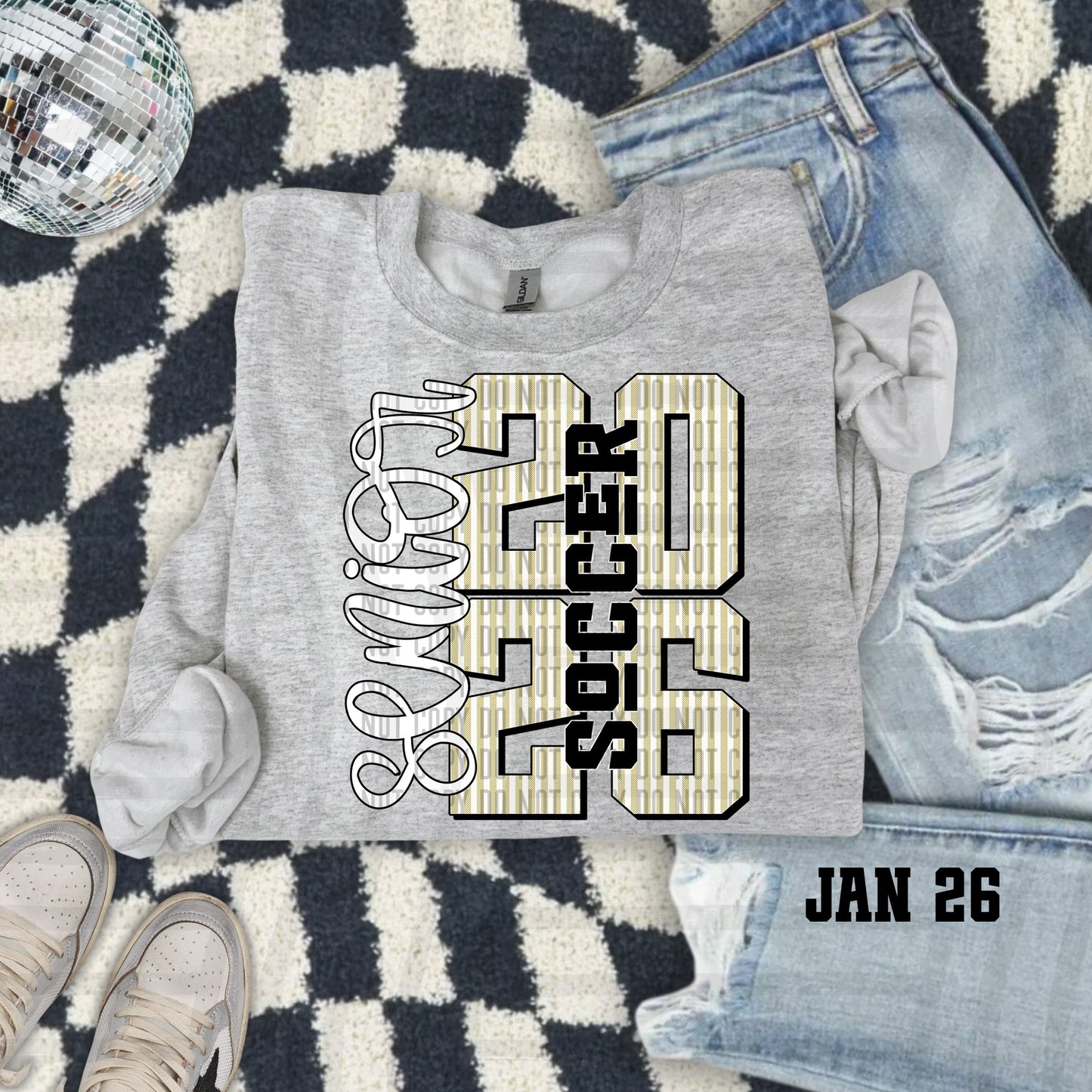 SOCCER SENIOR 2026 TEE-MULITIPLE COLORS