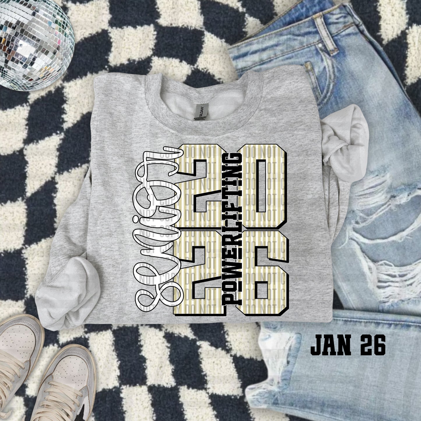 POWERLIFTING SENIOR 2026 TEE -MULTIPLE COLORS