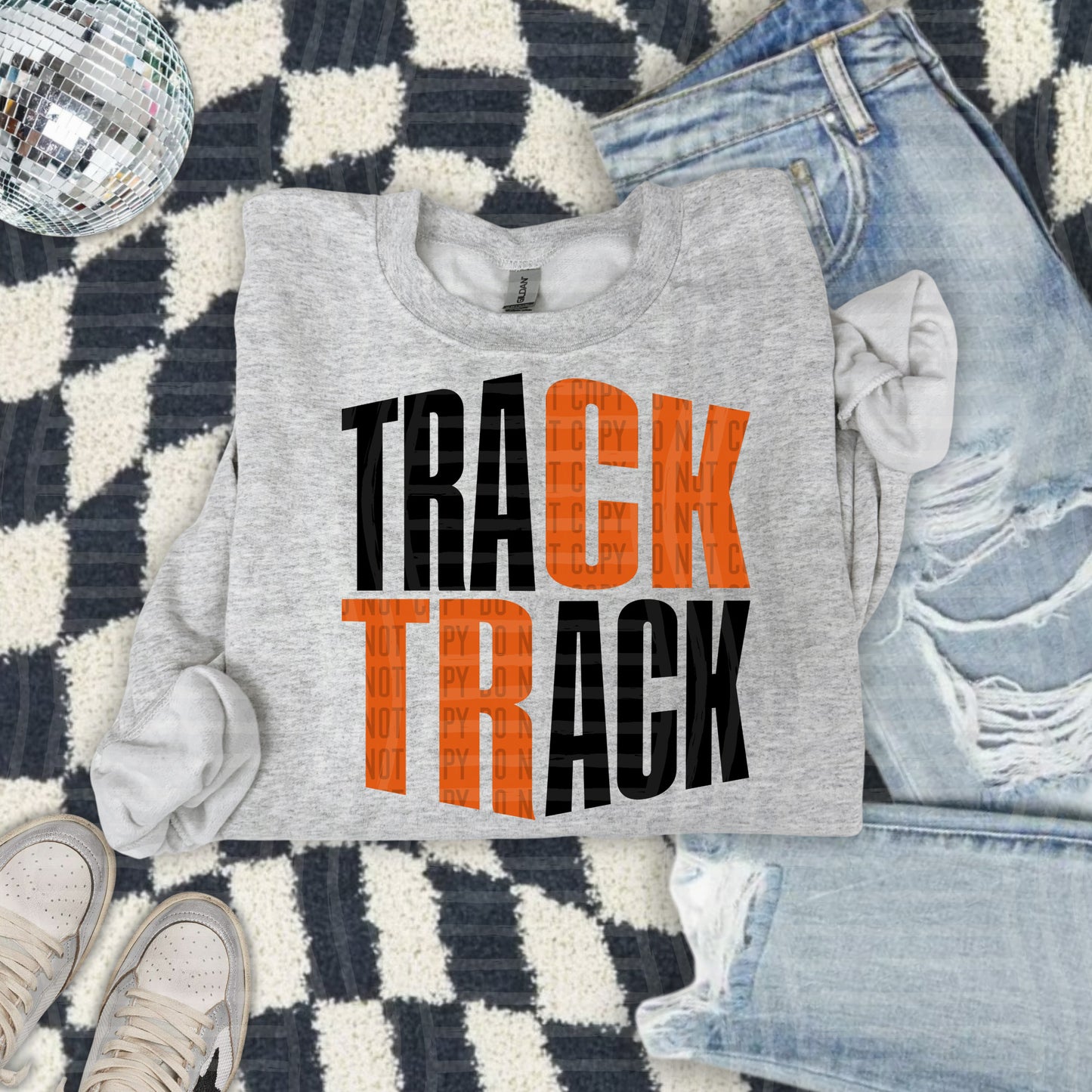 WORD ART TRACK TEE