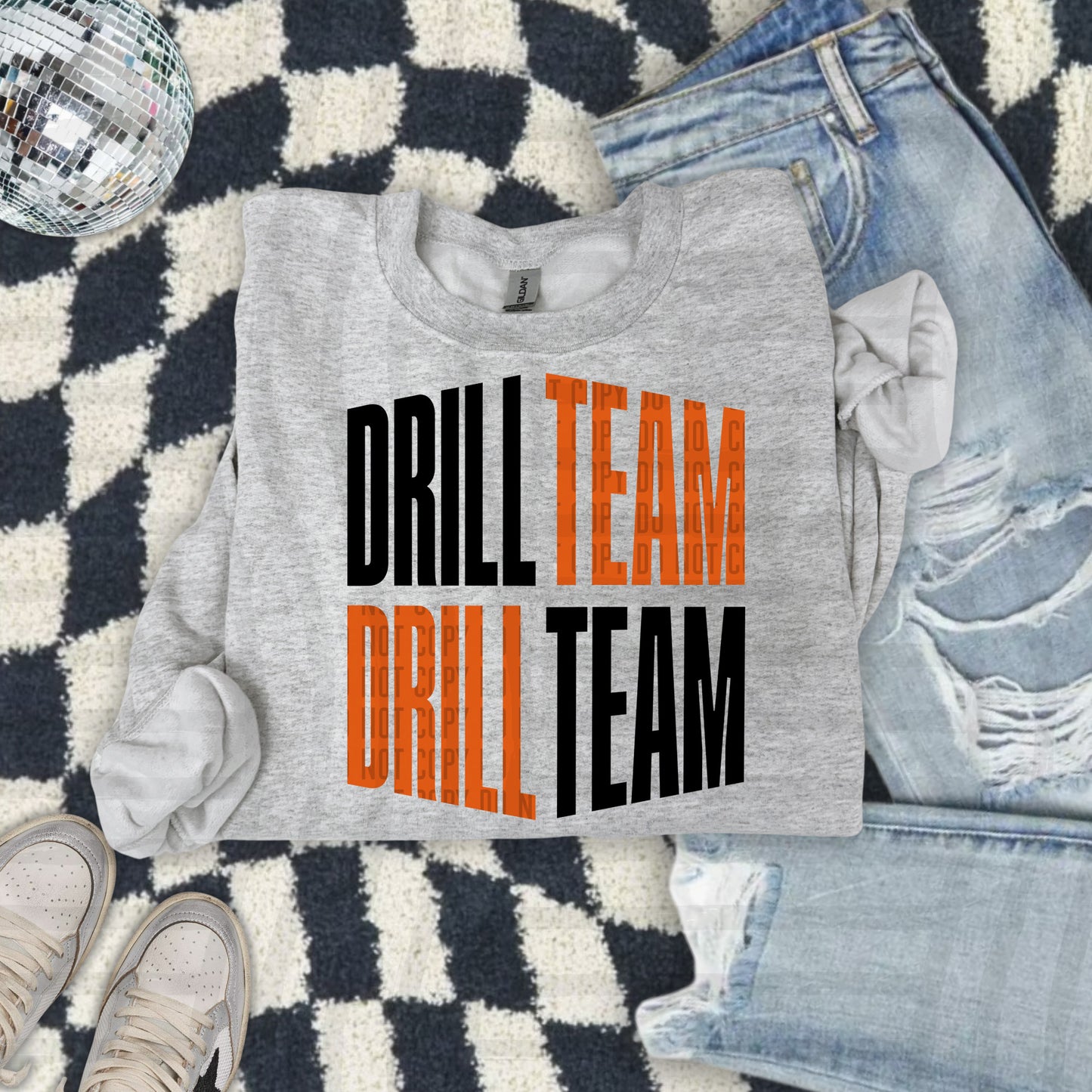 WORD ART DRILL TEAM TEE