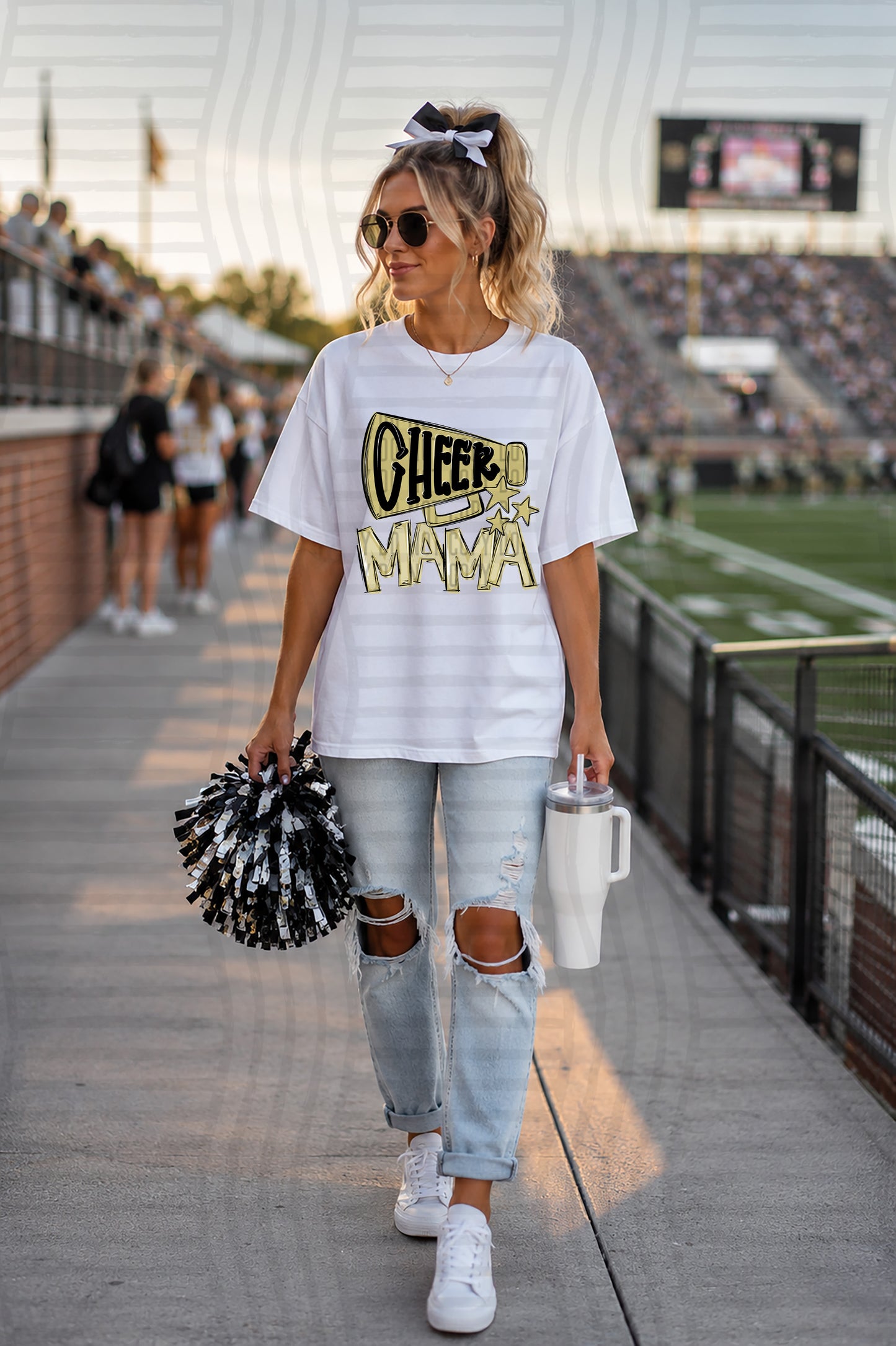 CHEER MAMA TEES -25 COLORS