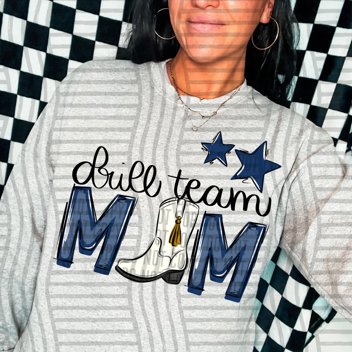 DRILL TEAM MOM TEES - 20 COLORS