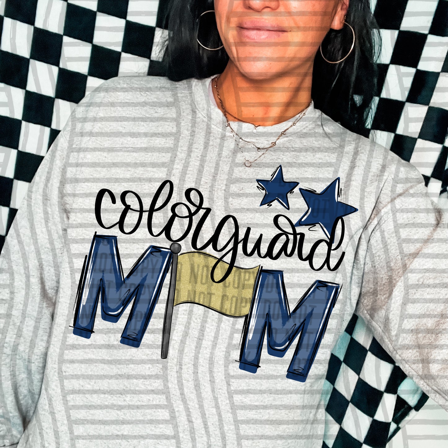 COLORGUARD MOM TEES - 20 COLORS
