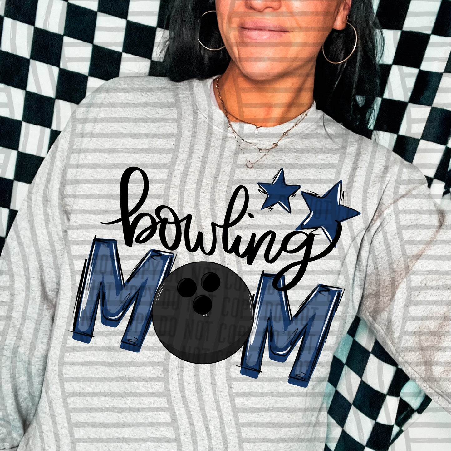 BOWLING MOM TEES - 20 COLORS