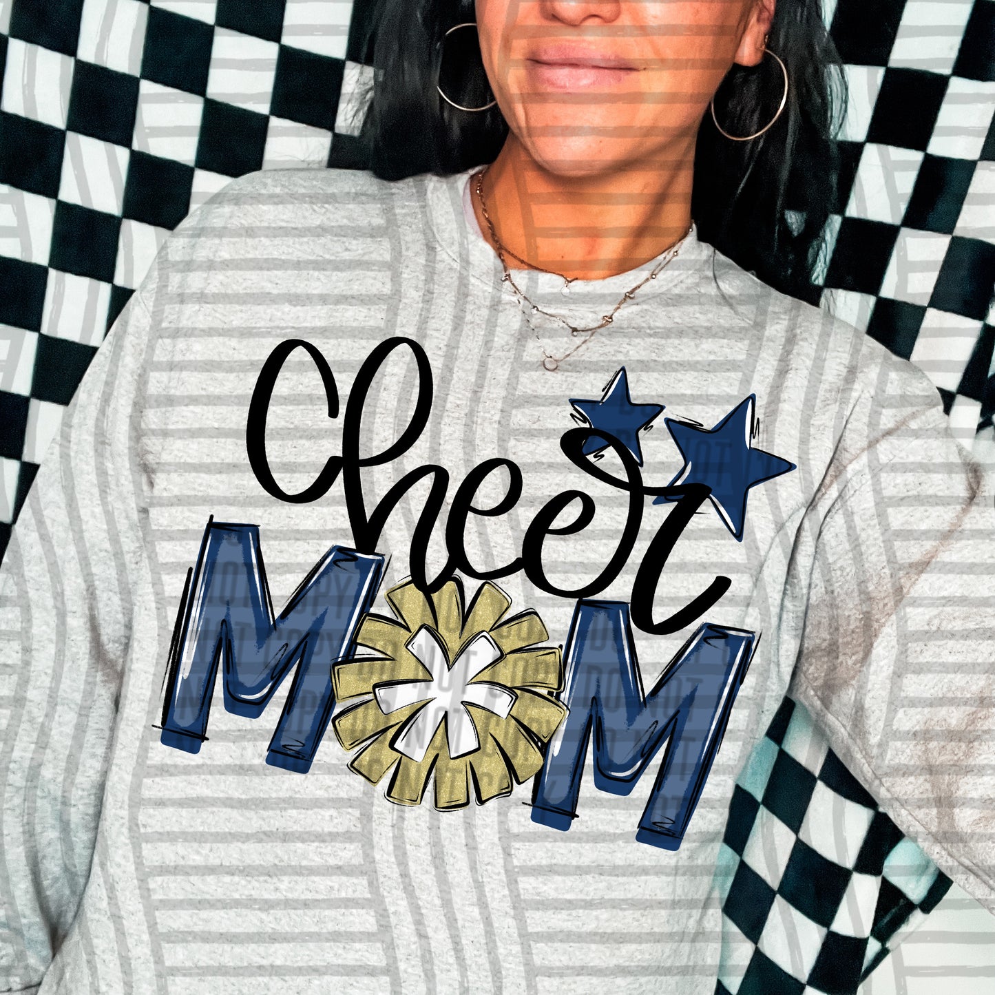 CHEER MOM TEES - 20 COLORS