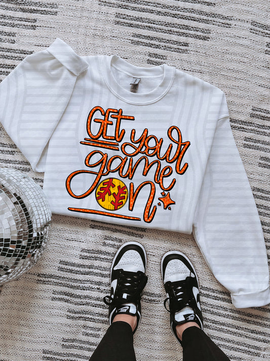 SOFTBALL GET YOUR GAME ON TEES - 20 COLORS