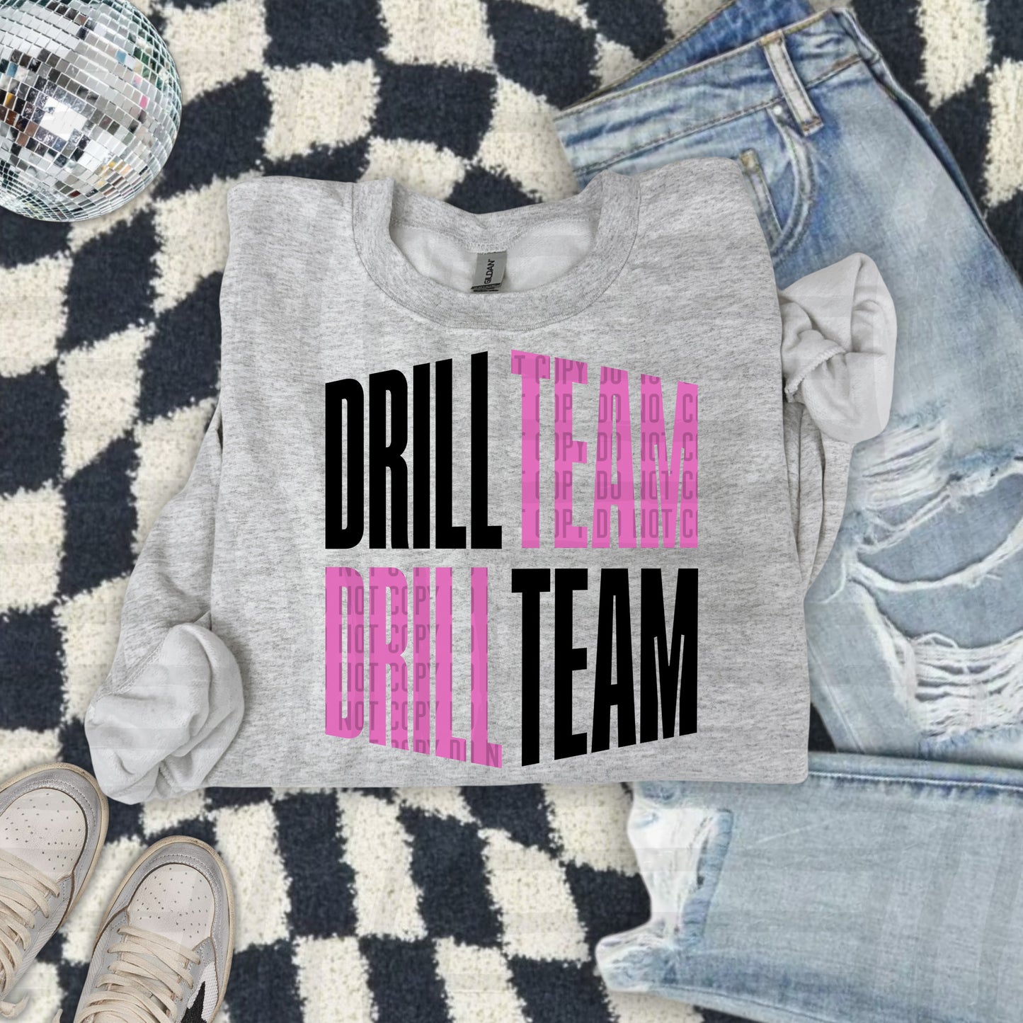 WORD ART DRILL TEAM TEE