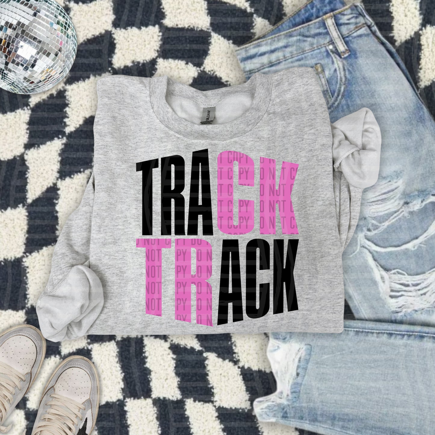 WORD ART TRACK TEE