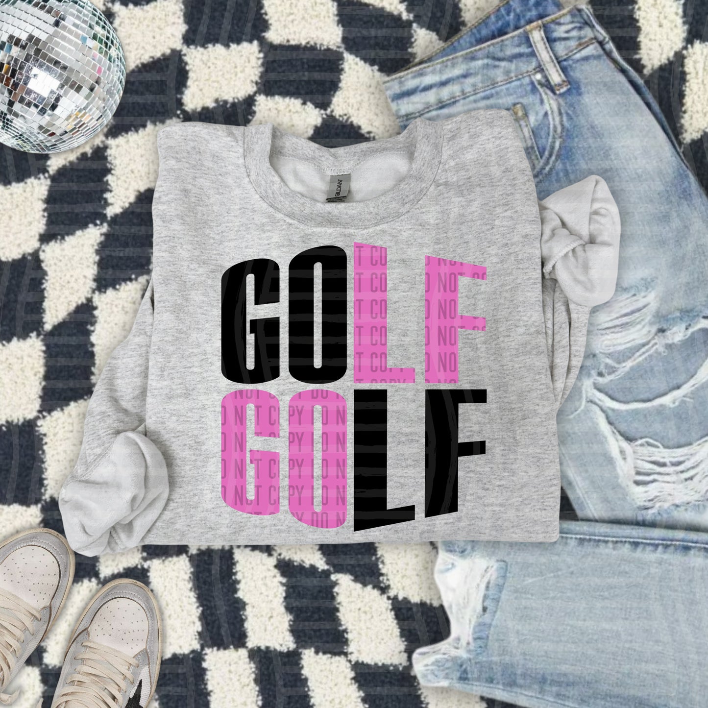 WORD ART GOLF TEE