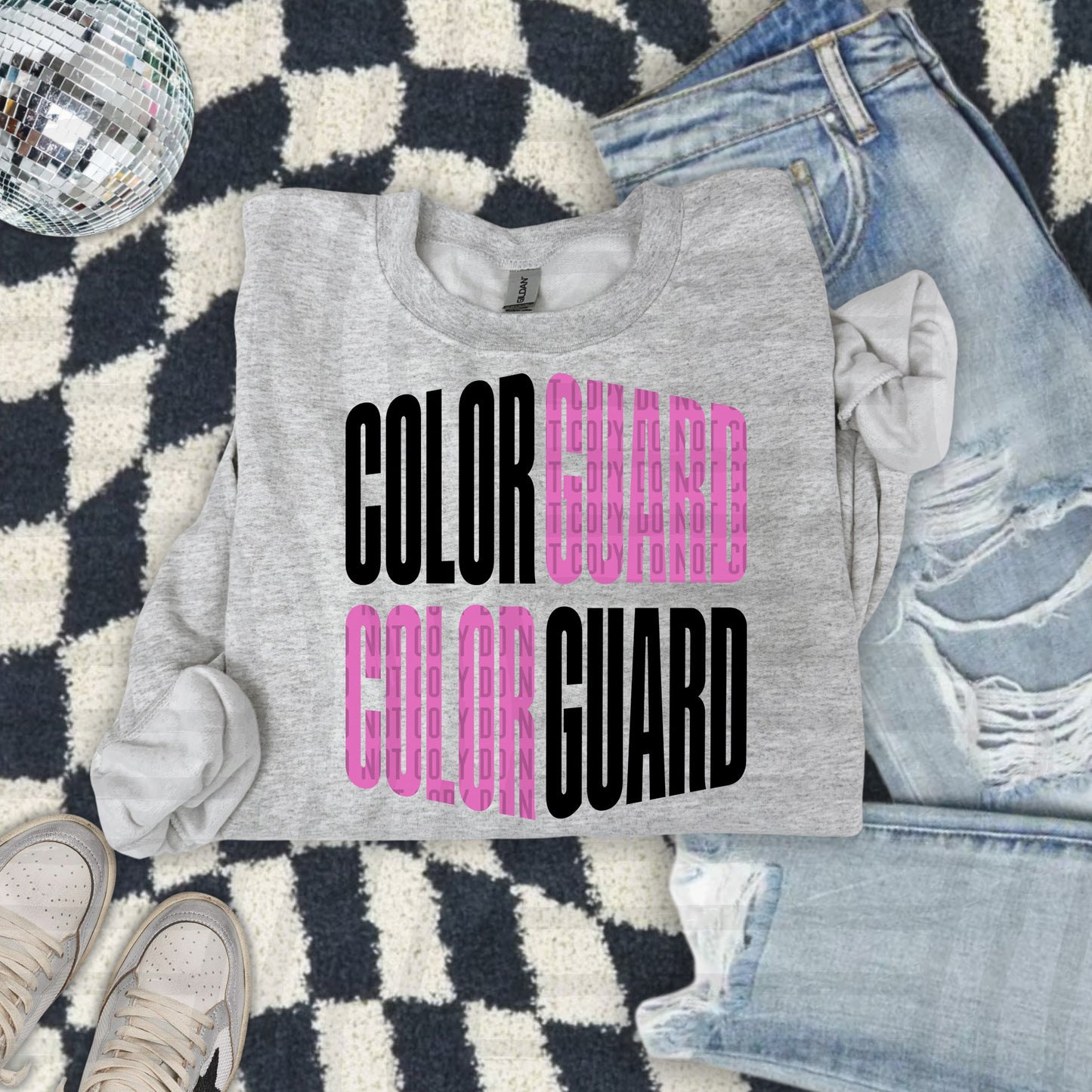 WORD ART COLOR GUARD TEE
