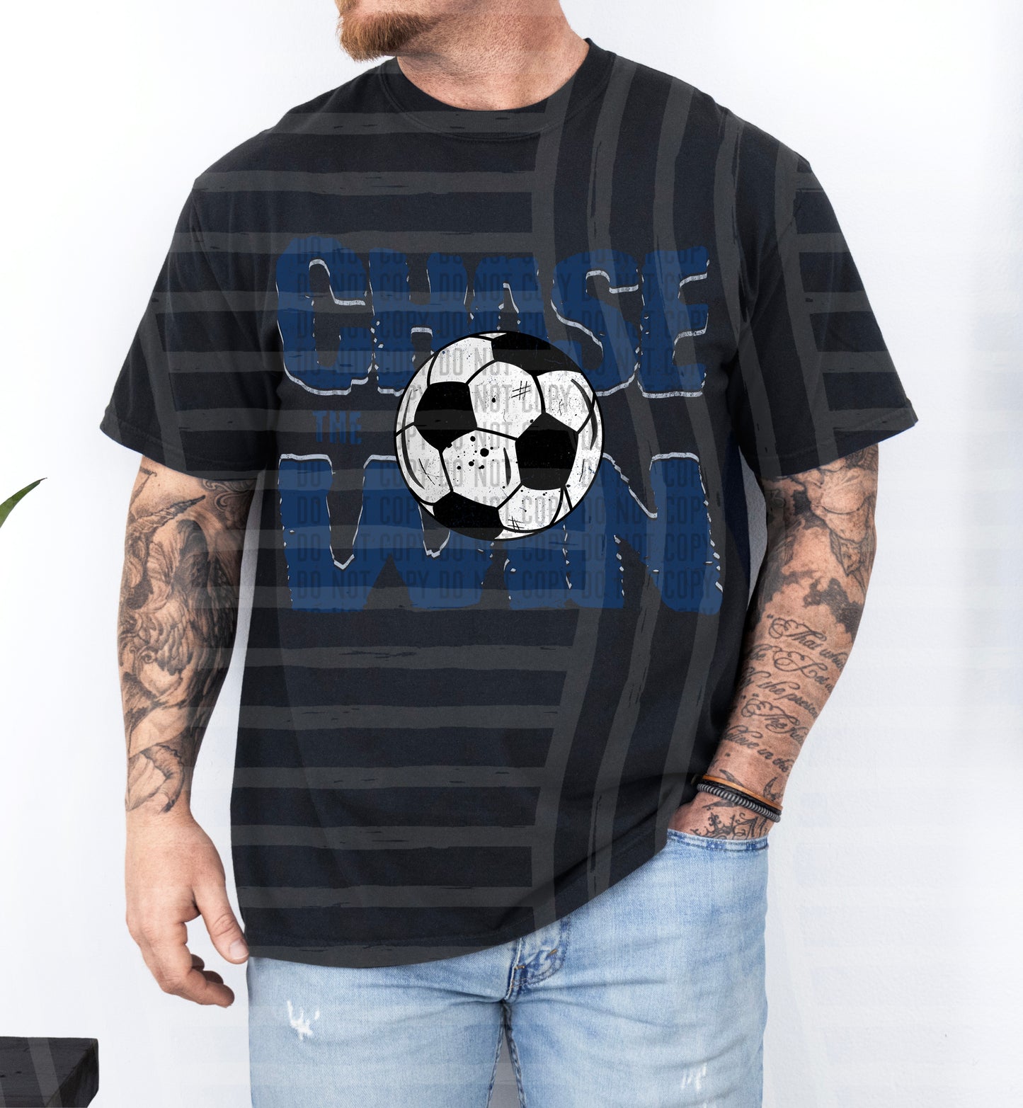 SOCCER -CHASE THE WIN TEE -VARIETY COLORS