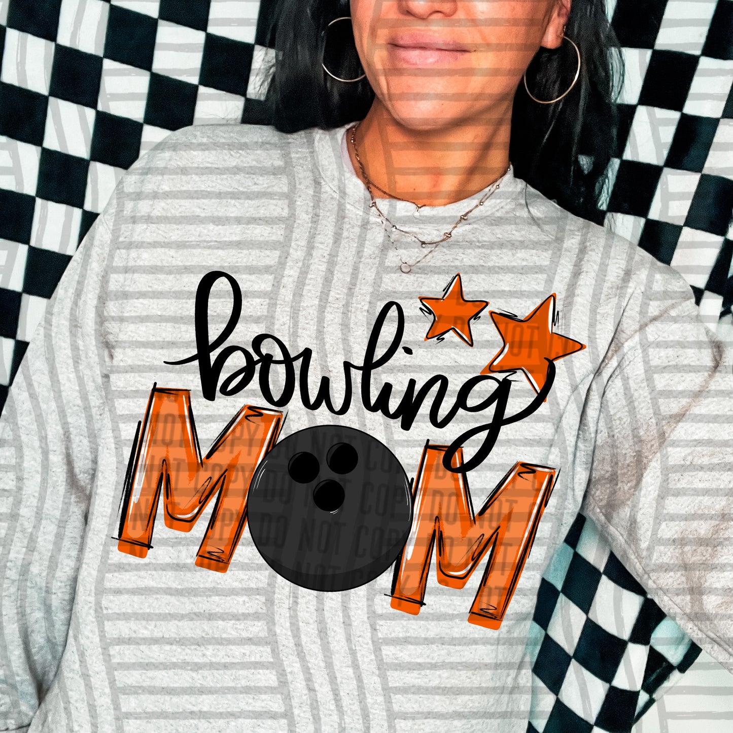 BOWLING MOM TEES - 20 COLORS