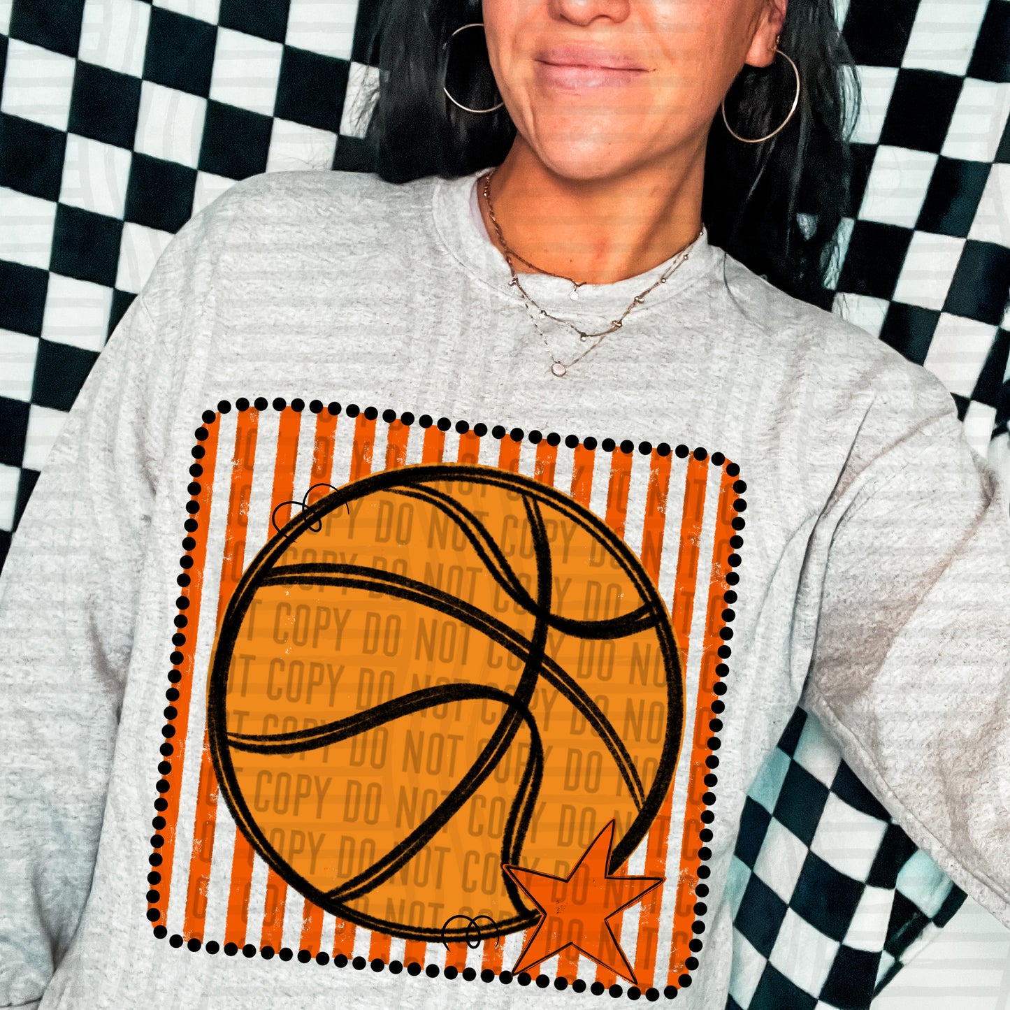 DISTRESSED BASKETBALL TEE - MULTIPLE COLORS