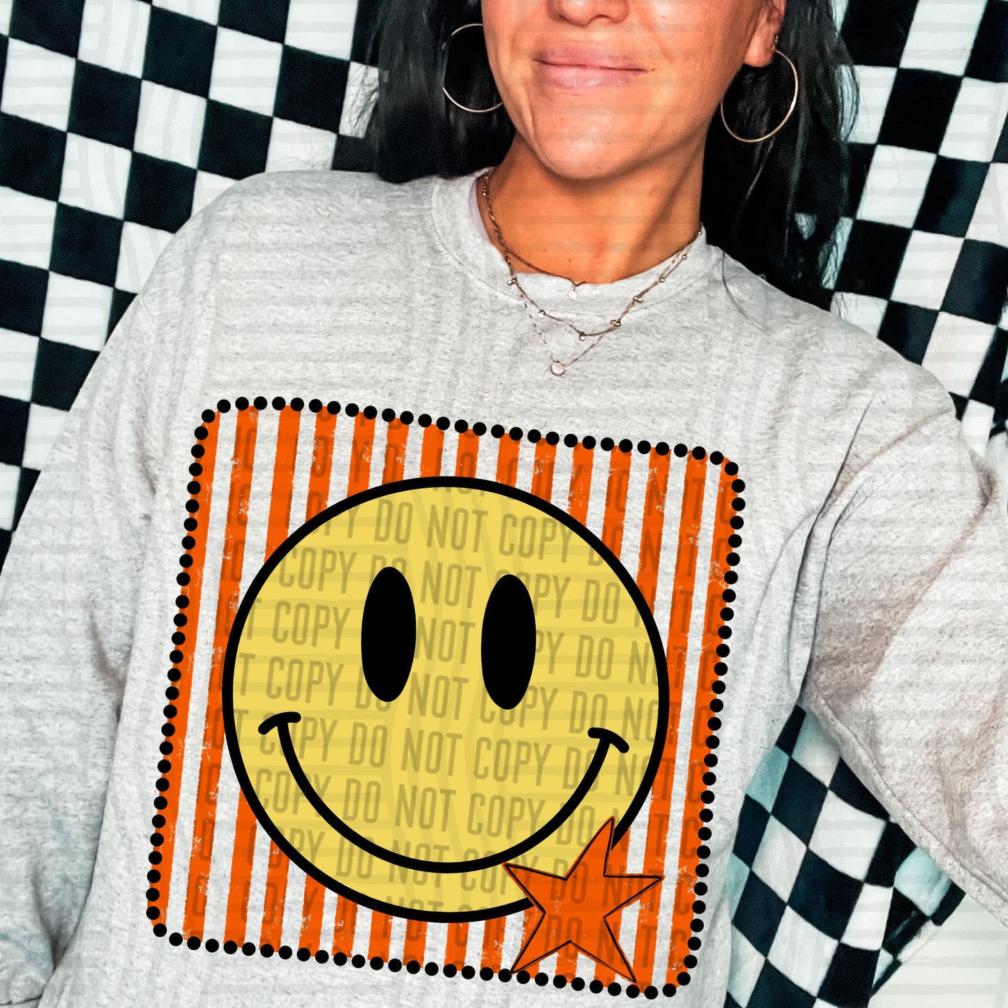 DISTRESSED SMILEY TEE - MULTIPLE COLORS