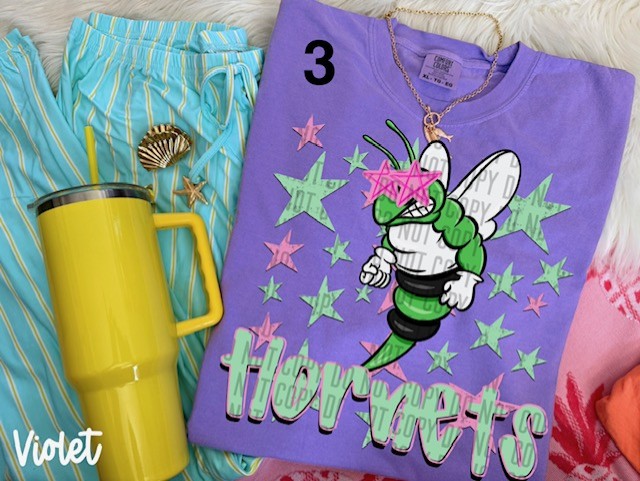 PREPPY STAR EYES MASCOT TEES - FEW CHOICES