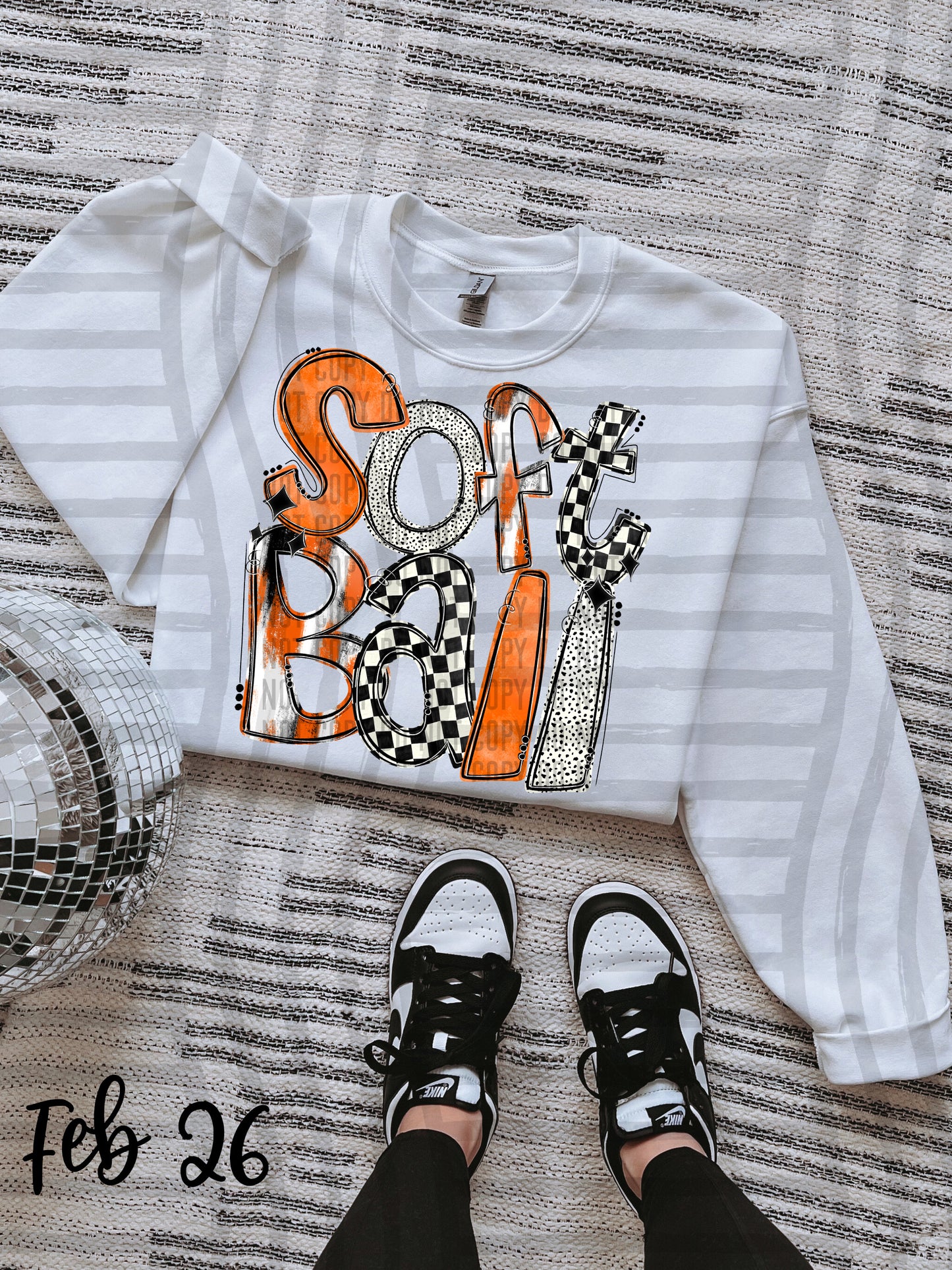 VARIETY COLOR SOFTBALL TEES