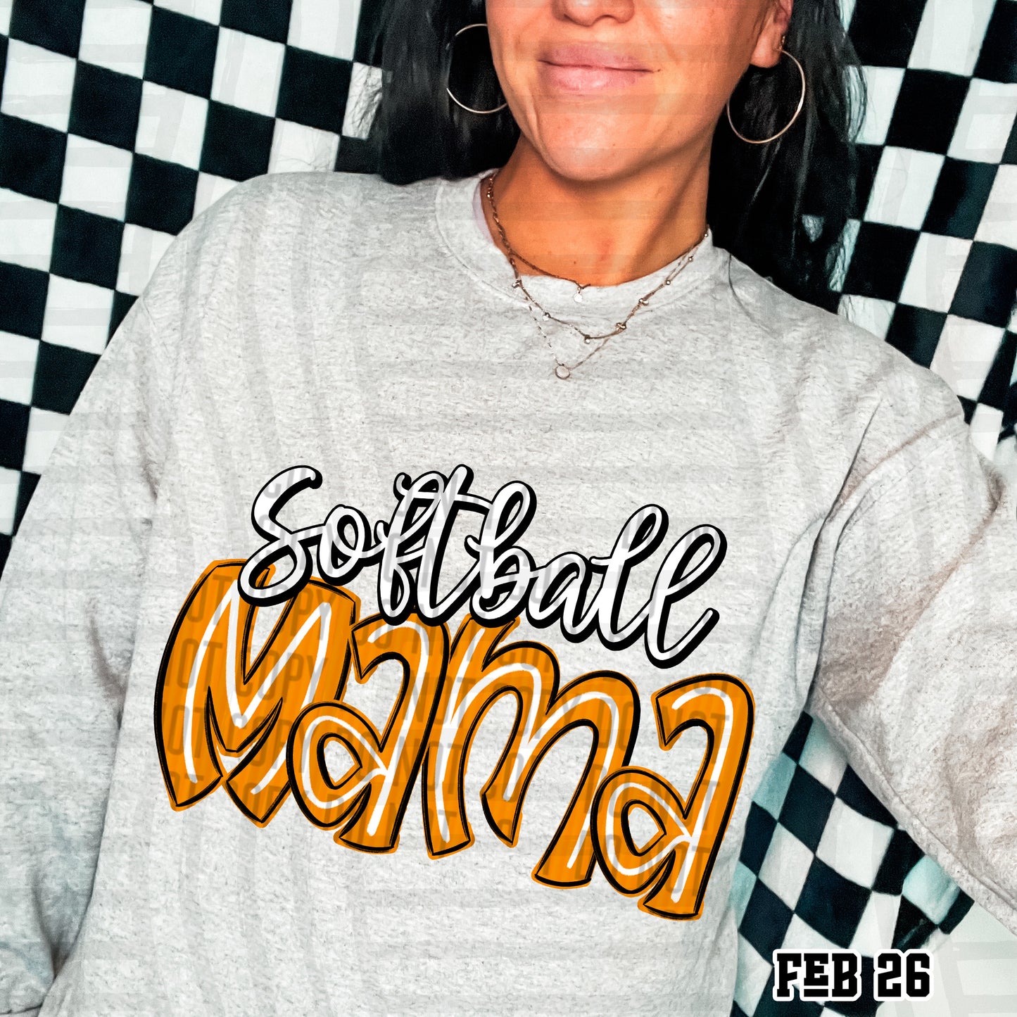 SOFTBALL MAMA TEES - VARIETY COLORS