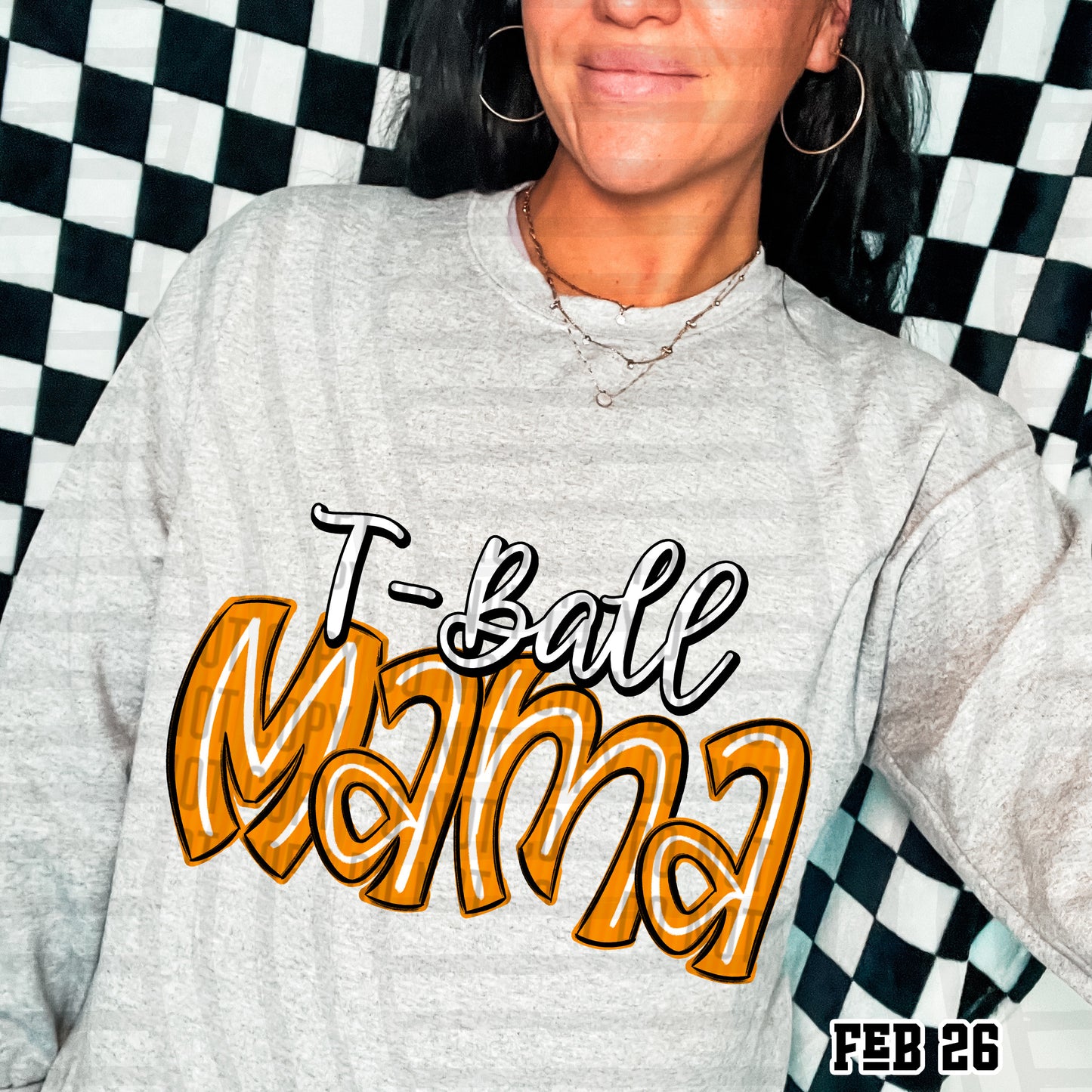 T-BALL MAMA TEE - VARIETY OF COLORS