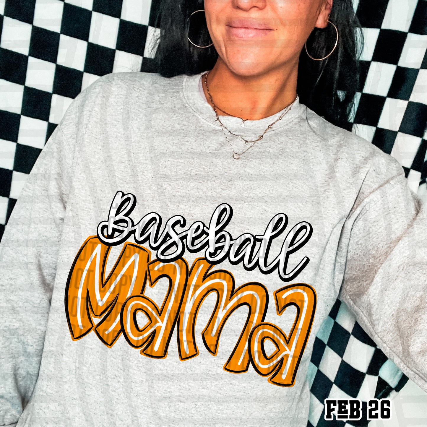 BASEBALL MAMA TEE - VARIETY OF COLORS