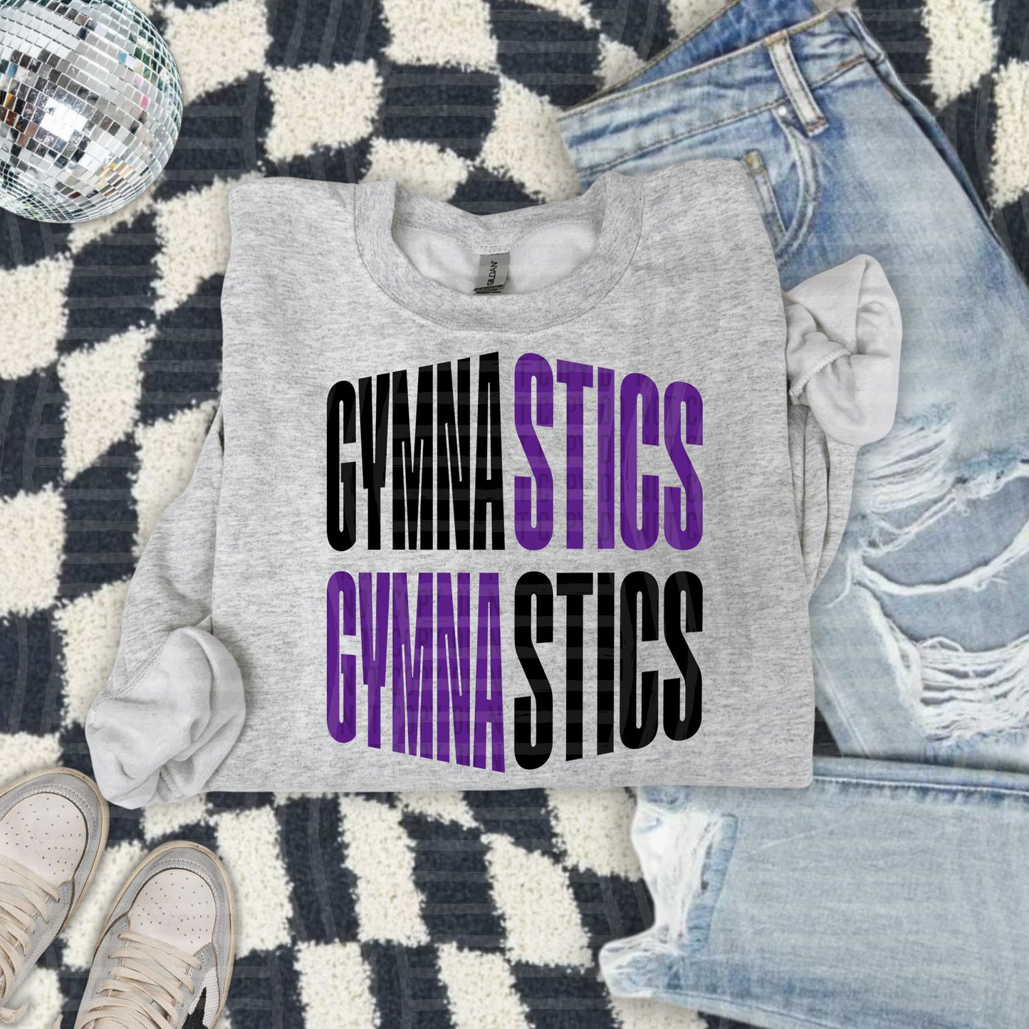 WORD ART GYMNASTICS TEE