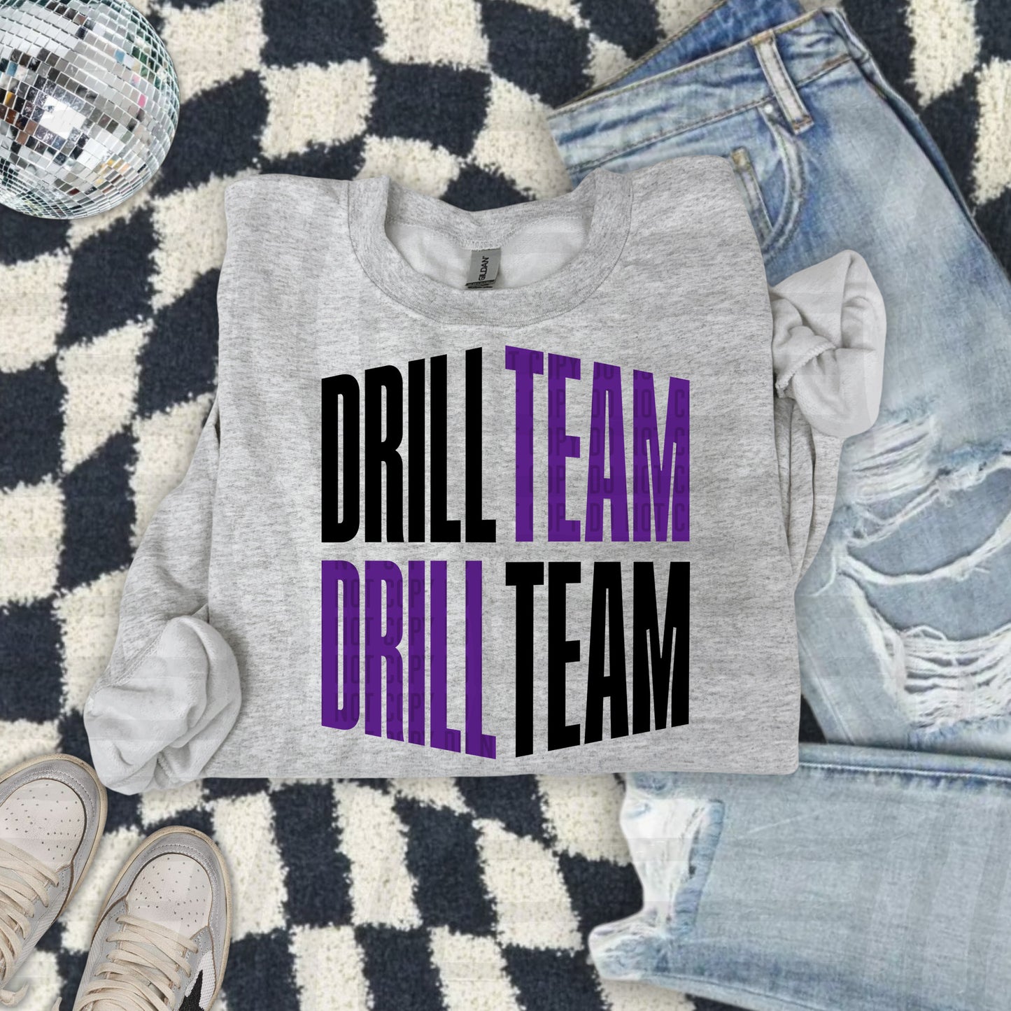WORD ART DRILL TEAM TEE