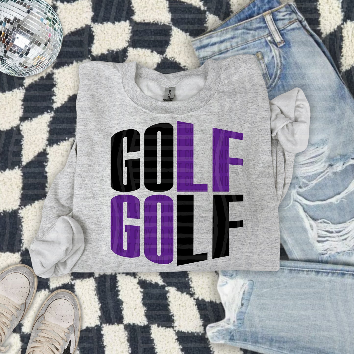 WORD ART GOLF TEE
